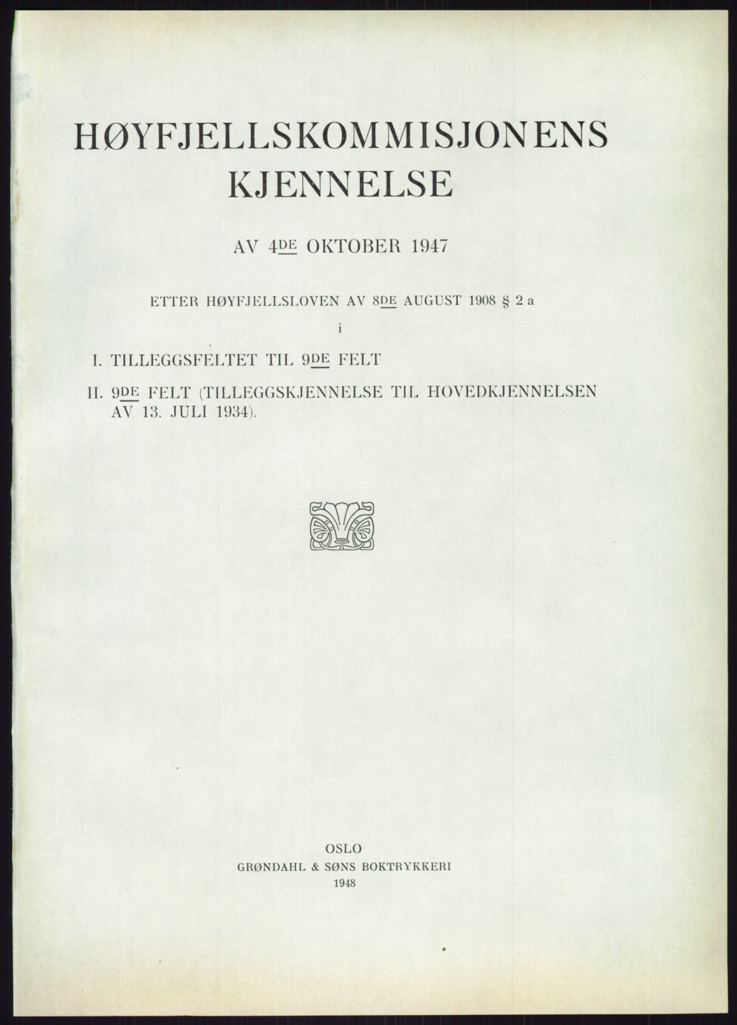 Høyfjellskommisjonen, AV/RA-S-1546/X/Xa/L0001: Nr. 1-33, 1909-1953, p. 4720