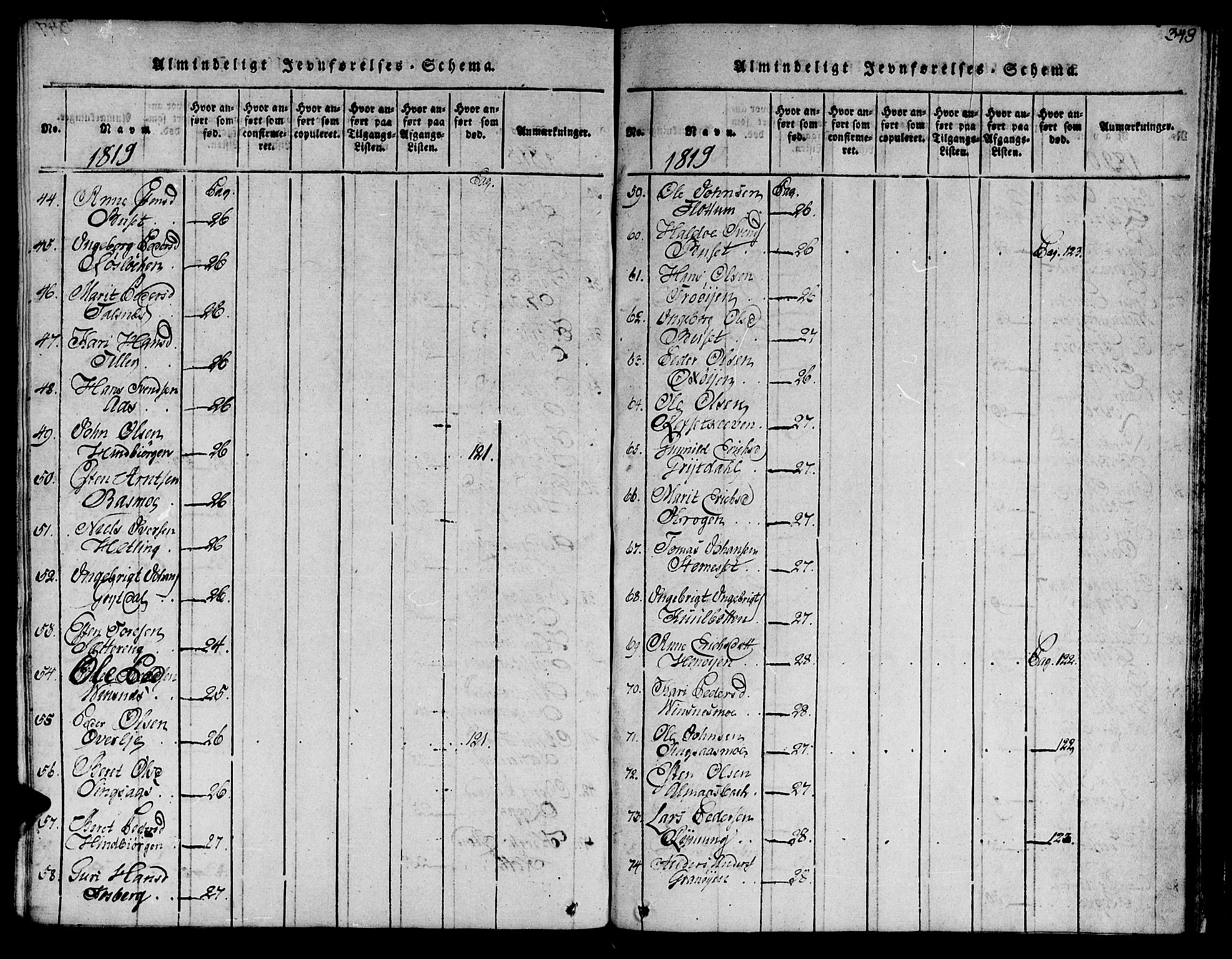Ministerialprotokoller, klokkerbøker og fødselsregistre - Sør-Trøndelag, SAT/A-1456/685/L0955: Parish register (official) no. 685A03 /2, 1817-1829, p. 348