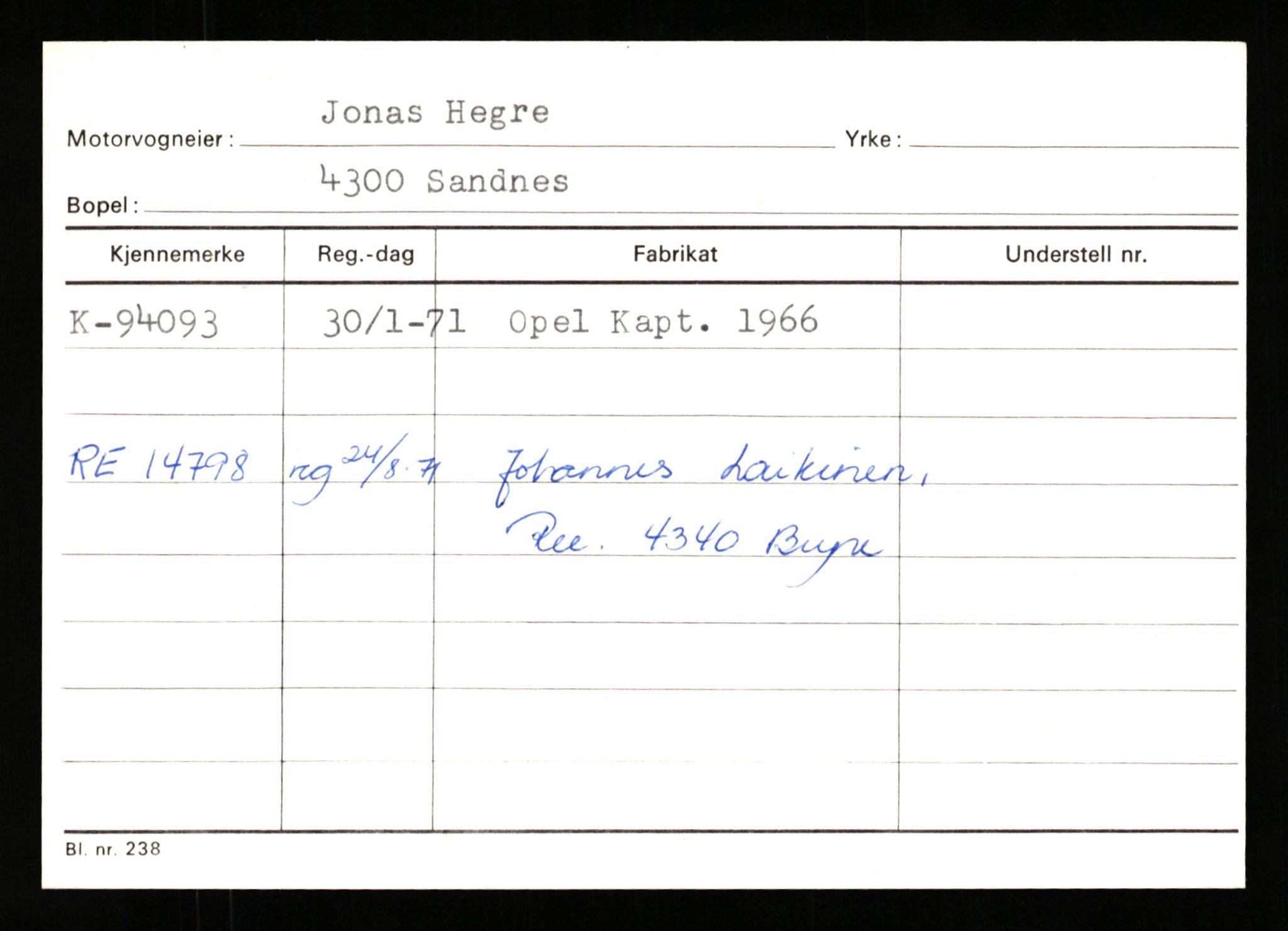 Stavanger trafikkstasjon, AV/SAST-A-101942/0/G/L0008: Registreringsnummer: 67519 - 84533, 1930-1971, p. 1817