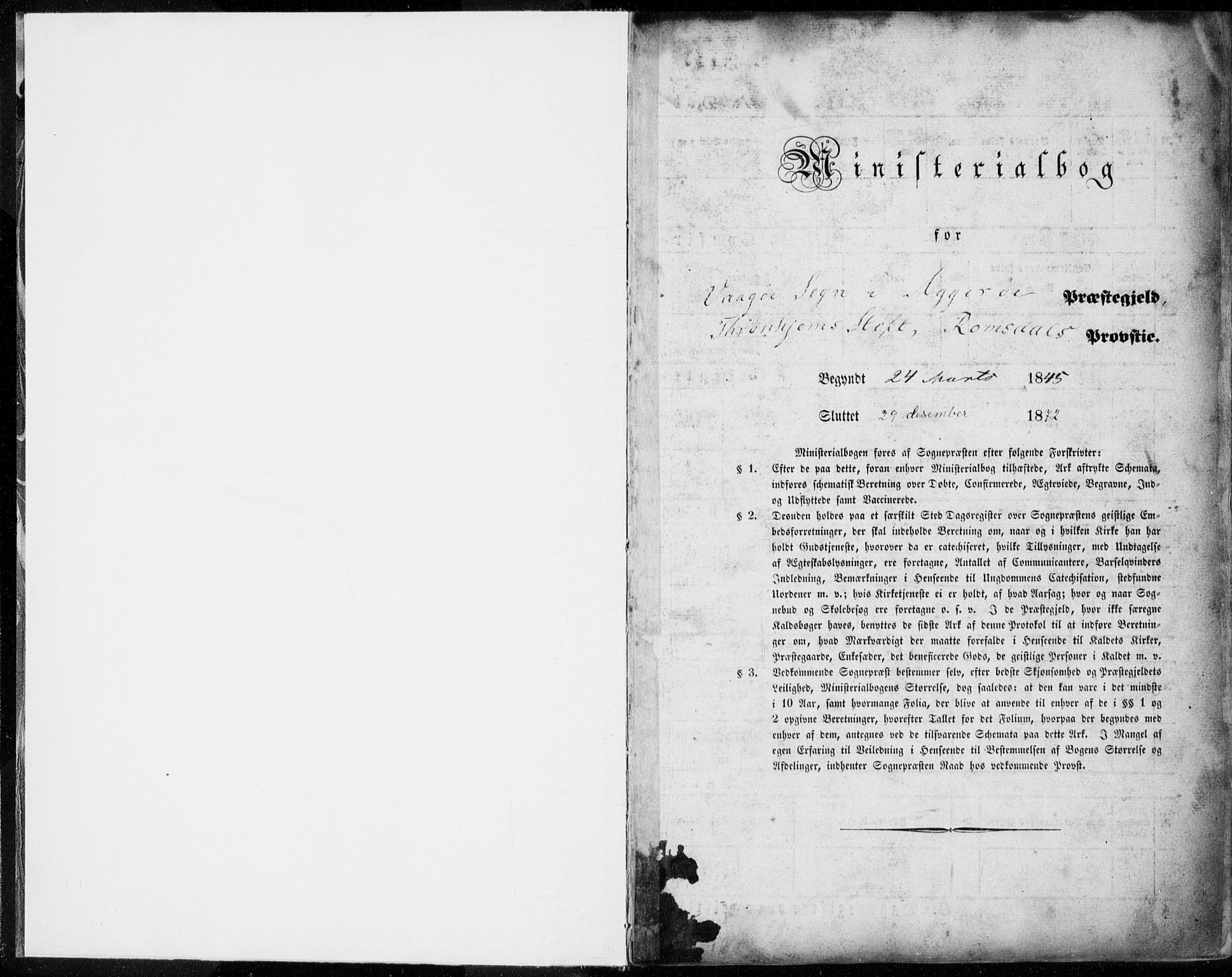 Ministerialprotokoller, klokkerbøker og fødselsregistre - Møre og Romsdal, SAT/A-1454/565/L0748: Parish register (official) no. 565A02, 1845-1872