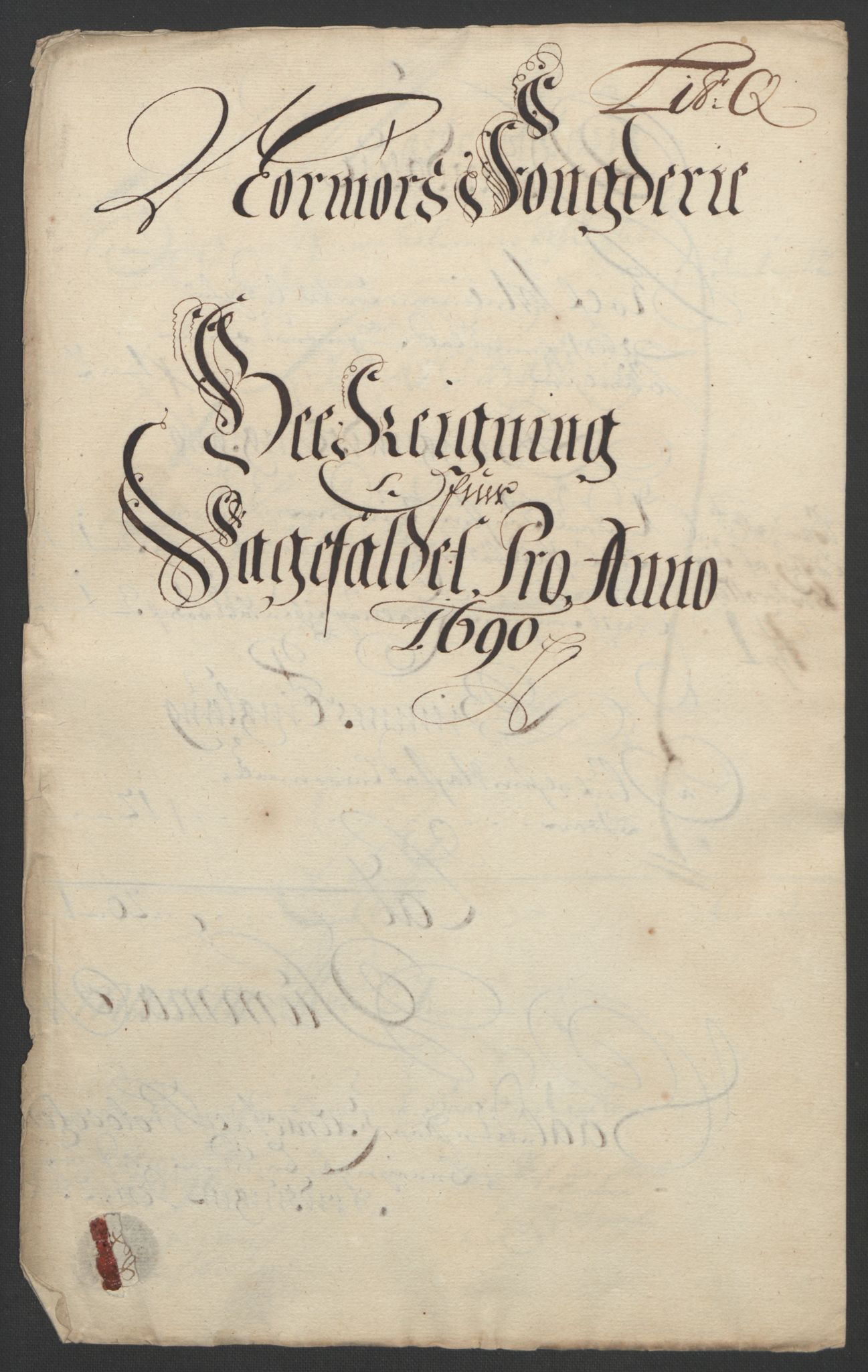 Rentekammeret inntil 1814, Reviderte regnskaper, Fogderegnskap, RA/EA-4092/R56/L3734: Fogderegnskap Nordmøre, 1690-1691, p. 202