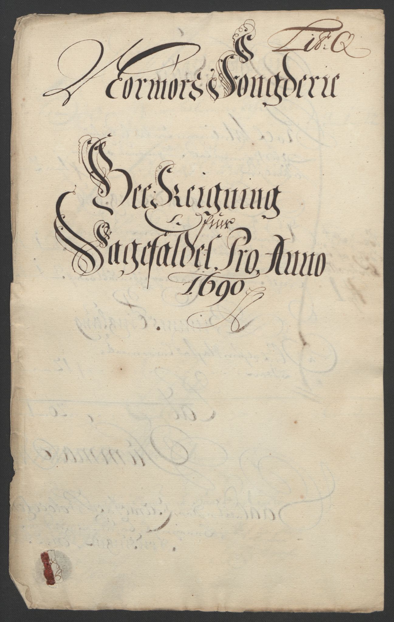 Rentekammeret inntil 1814, Reviderte regnskaper, Fogderegnskap, AV/RA-EA-4092/R56/L3734: Fogderegnskap Nordmøre, 1690-1691, p. 202