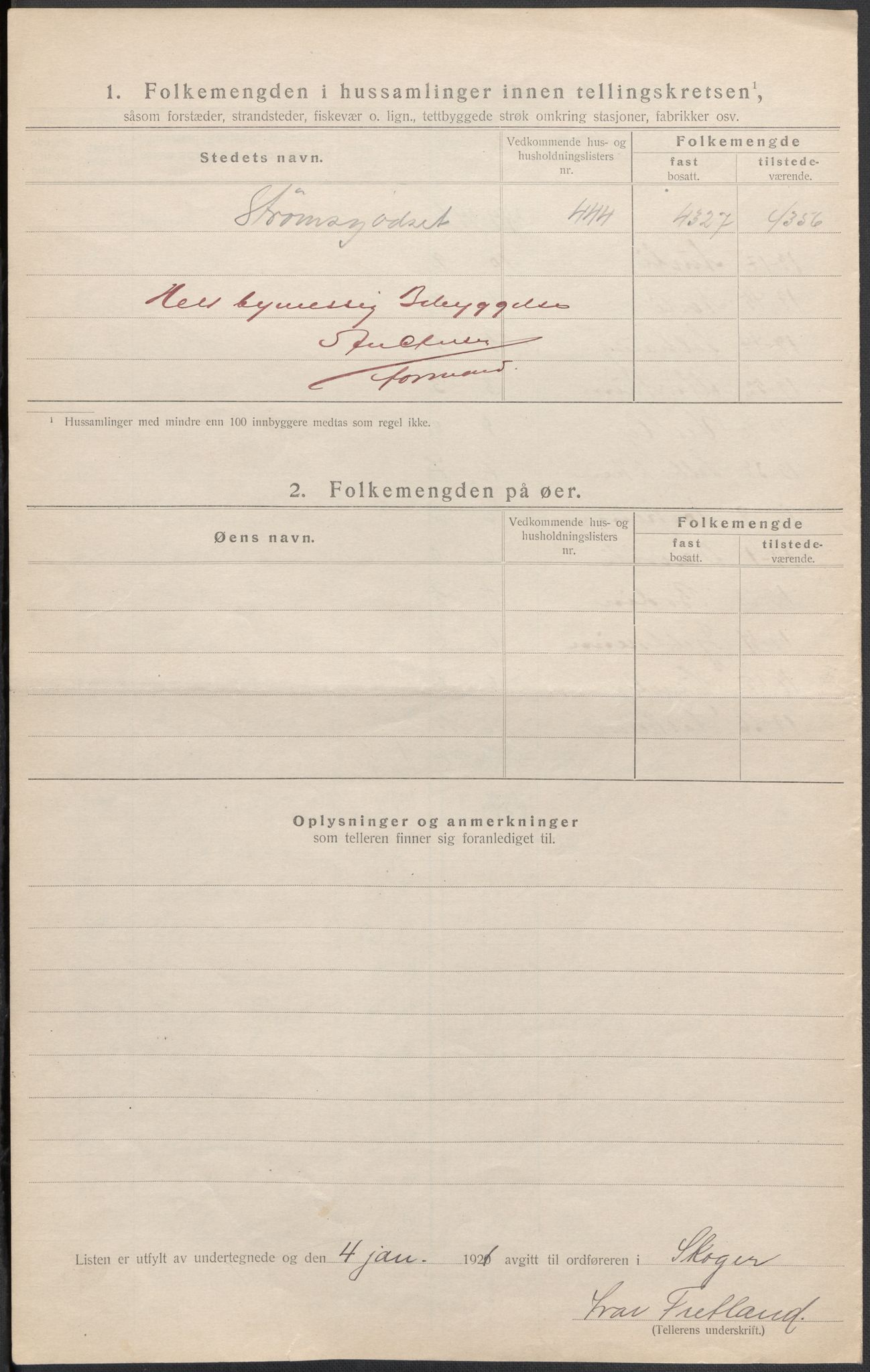 SAKO, 1920 census for Skoger, 1920, p. 25