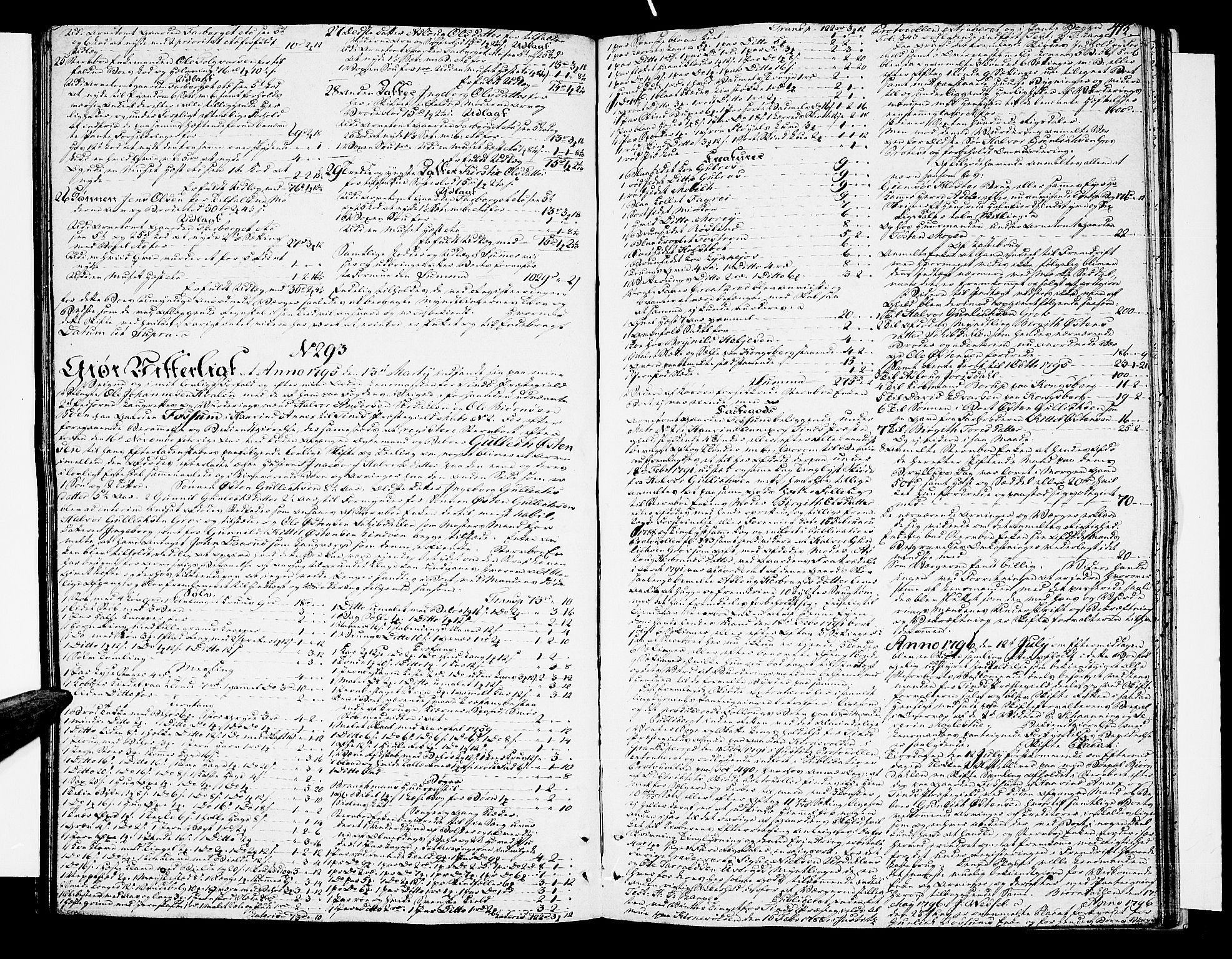 Nedre Telemark sorenskriveri, AV/SAKO-A-135/H/Hb/Hba/L0017a: Skifteprotokoll, 1792-1800, p. 412b-413a