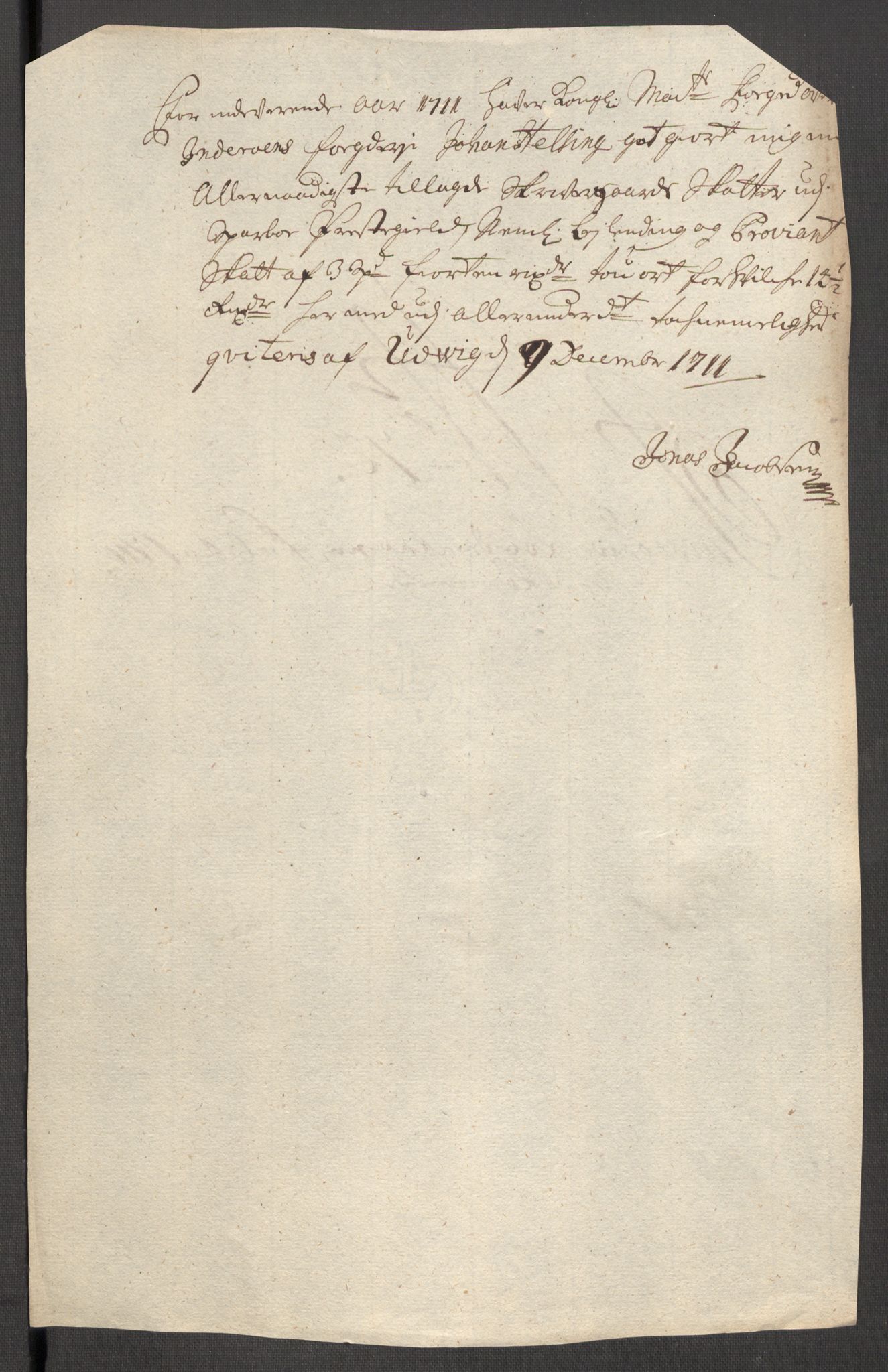 Rentekammeret inntil 1814, Reviderte regnskaper, Fogderegnskap, AV/RA-EA-4092/R63/L4319: Fogderegnskap Inderøy, 1711, p. 403