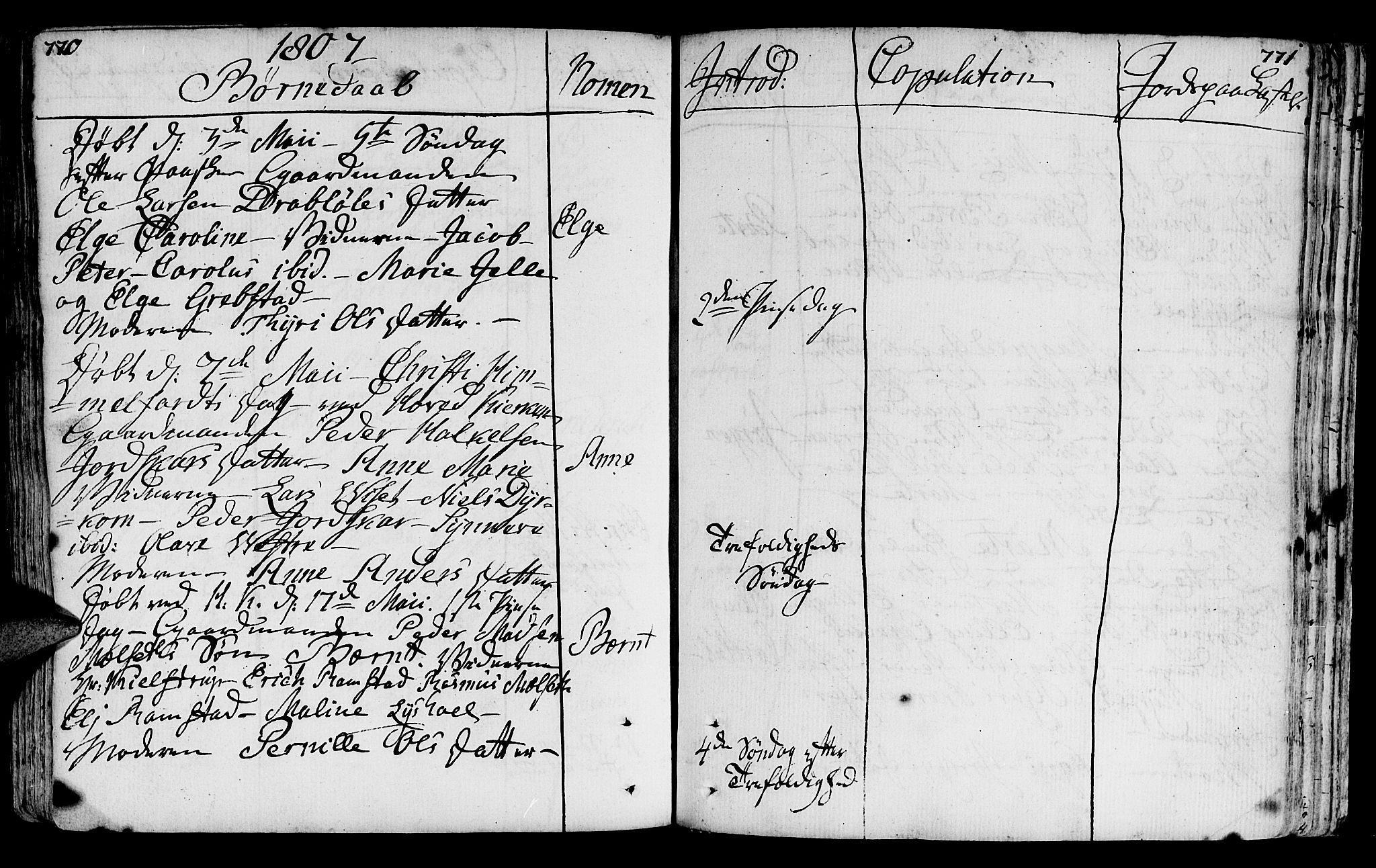 Ministerialprotokoller, klokkerbøker og fødselsregistre - Møre og Romsdal, AV/SAT-A-1454/522/L0308: Parish register (official) no. 522A03, 1773-1809, p. 770-771