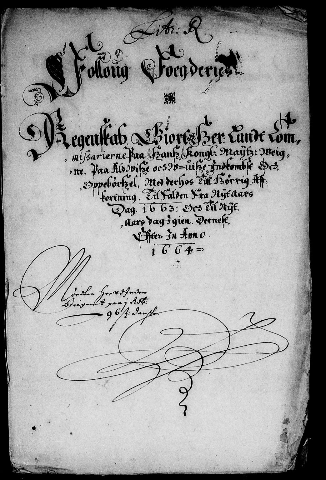 Rentekammeret inntil 1814, Reviderte regnskaper, Stiftamtstueregnskaper, Landkommissariatet på Akershus og Akershus stiftamt, AV/RA-EA-5869/R/Ra/L0014: Landkommissariatet på Akershus, 1663