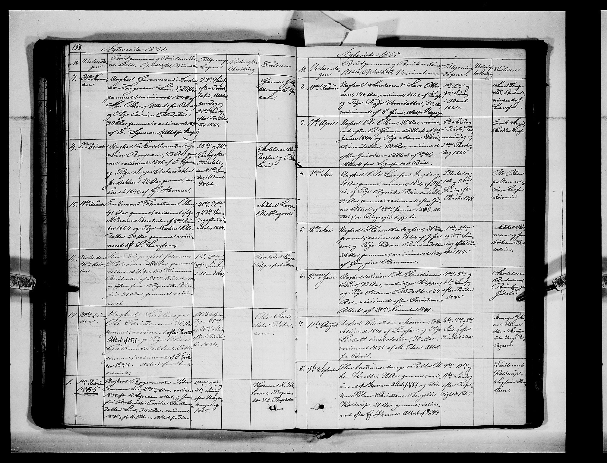 Vang prestekontor, Hedmark, SAH/PREST-008/H/Ha/Hab/L0011: Parish register (copy) no. 11, 1855-1878, p. 158