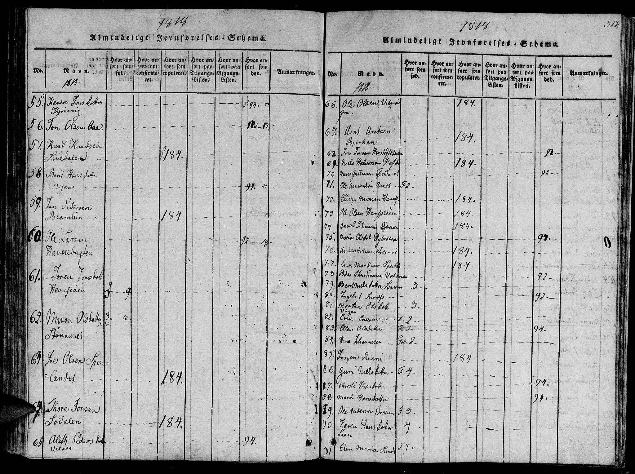 Ministerialprotokoller, klokkerbøker og fødselsregistre - Sør-Trøndelag, SAT/A-1456/630/L0491: Parish register (official) no. 630A04, 1818-1830, p. 322