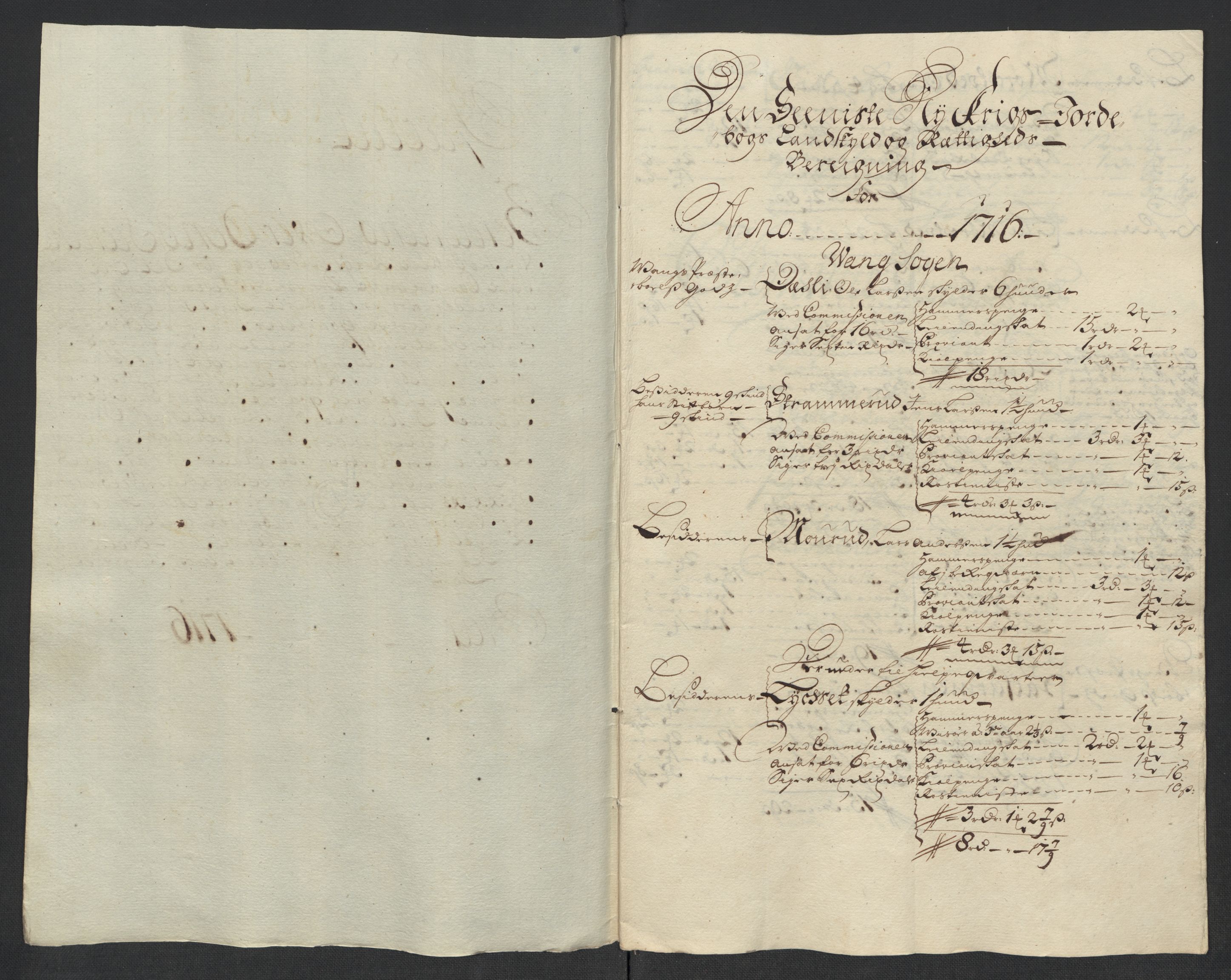 Rentekammeret inntil 1814, Reviderte regnskaper, Fogderegnskap, AV/RA-EA-4092/R16/L1055: Fogderegnskap Hedmark, 1716, p. 282