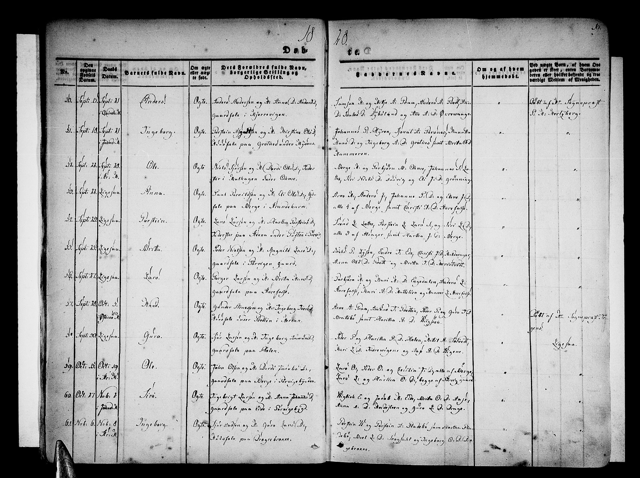 Strandebarm sokneprestembete, AV/SAB-A-78401/H/Haa: Parish register (official) no. A 6, 1826-1843, p. 19