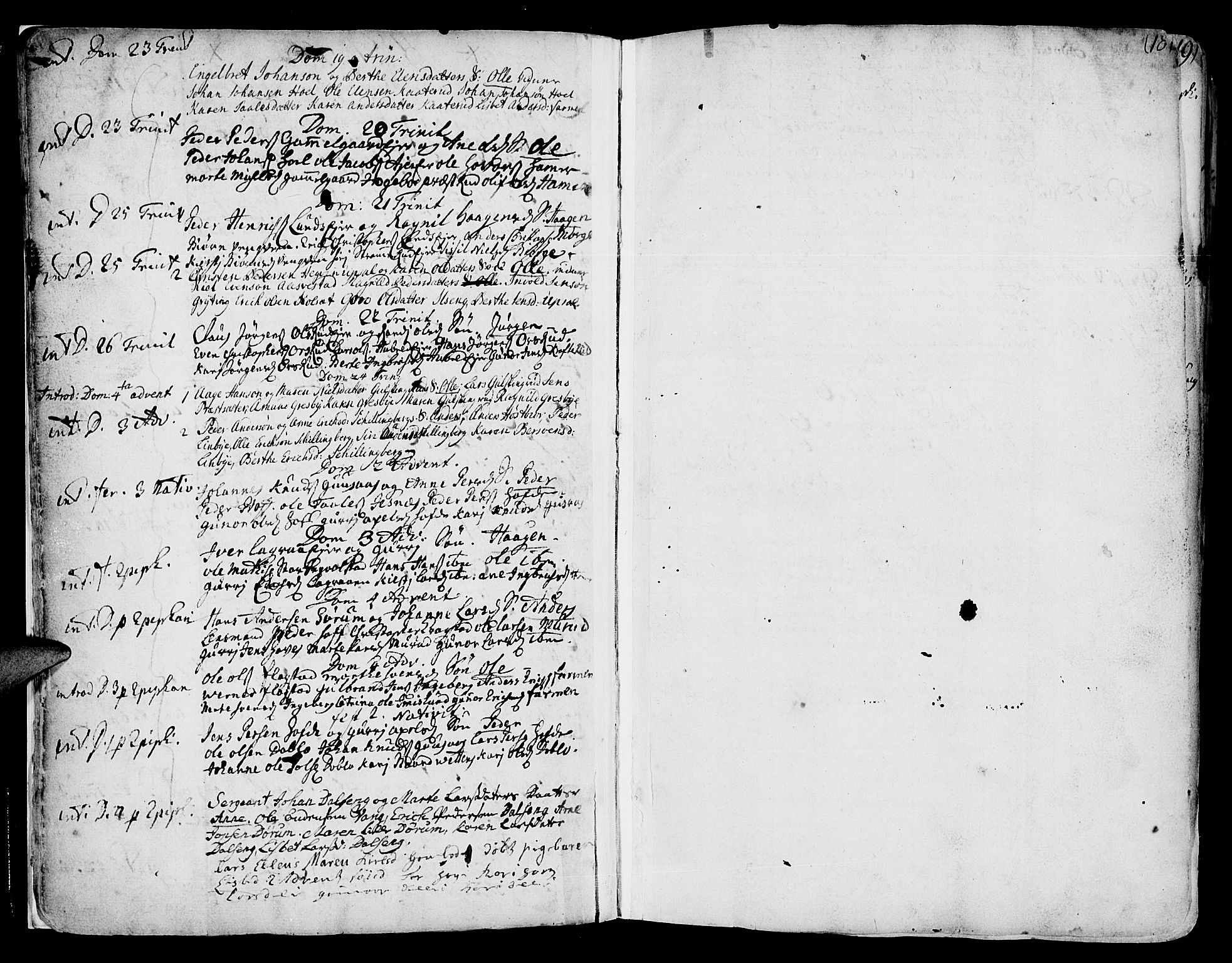 Vang prestekontor, Hedmark, AV/SAH-PREST-008/H/Ha/Haa/L0003: Parish register (official) no. 3, 1734-1809, p. 18