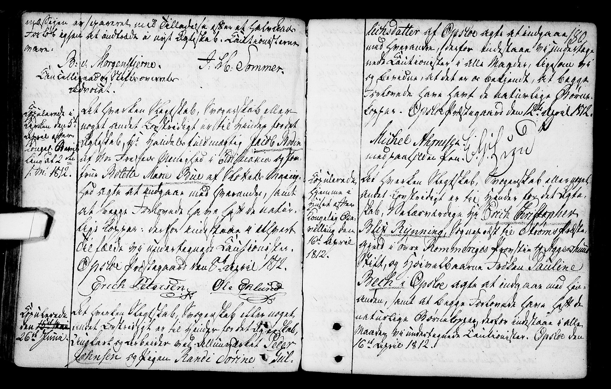 Gamlebyen prestekontor Kirkebøker, SAO/A-10884/F/Fa/L0001: Parish register (official) no. 1, 1734-1818, p. 180