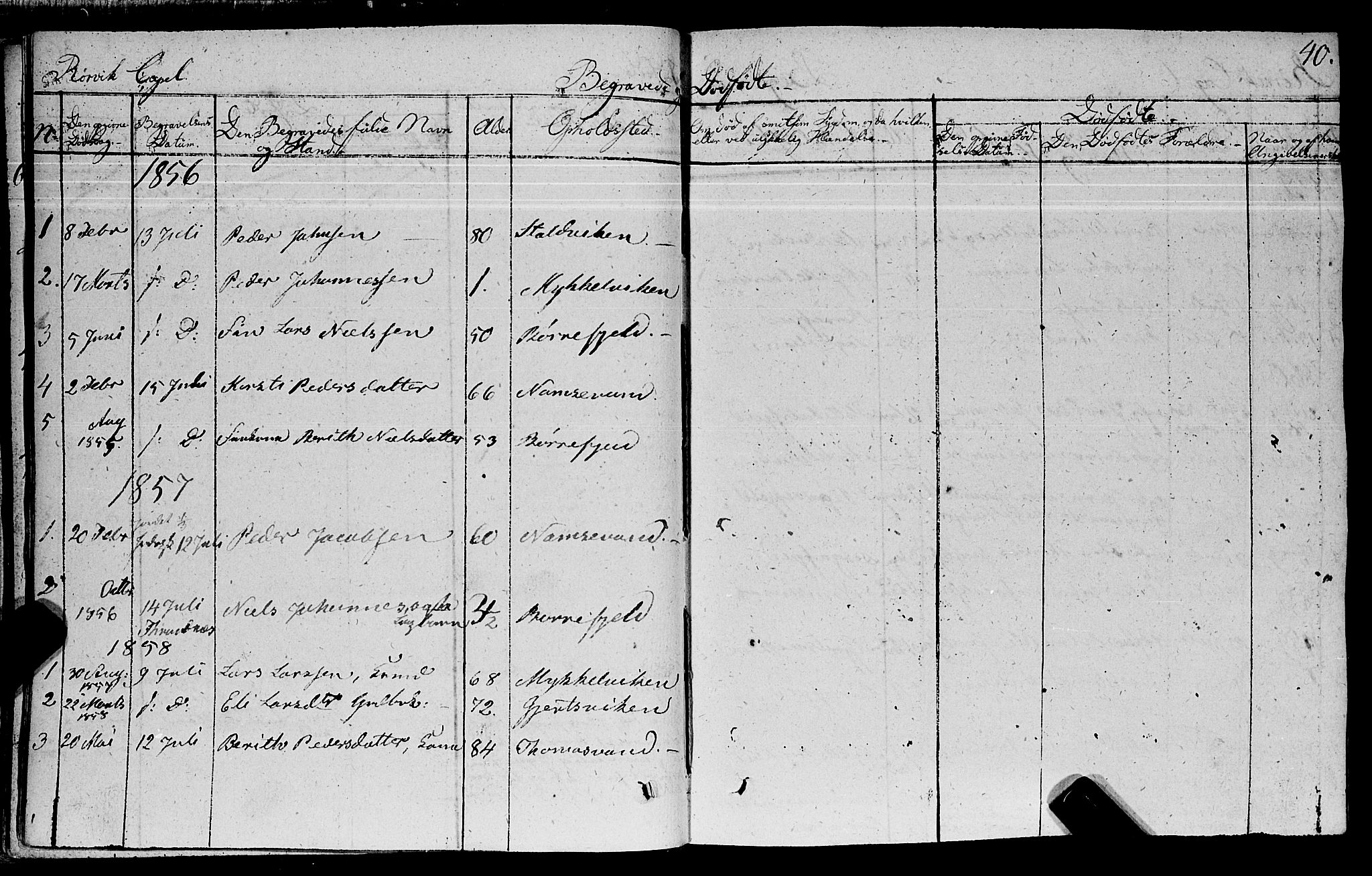 Ministerialprotokoller, klokkerbøker og fødselsregistre - Nord-Trøndelag, AV/SAT-A-1458/762/L0538: Parish register (official) no. 762A02 /1, 1833-1879, p. 40