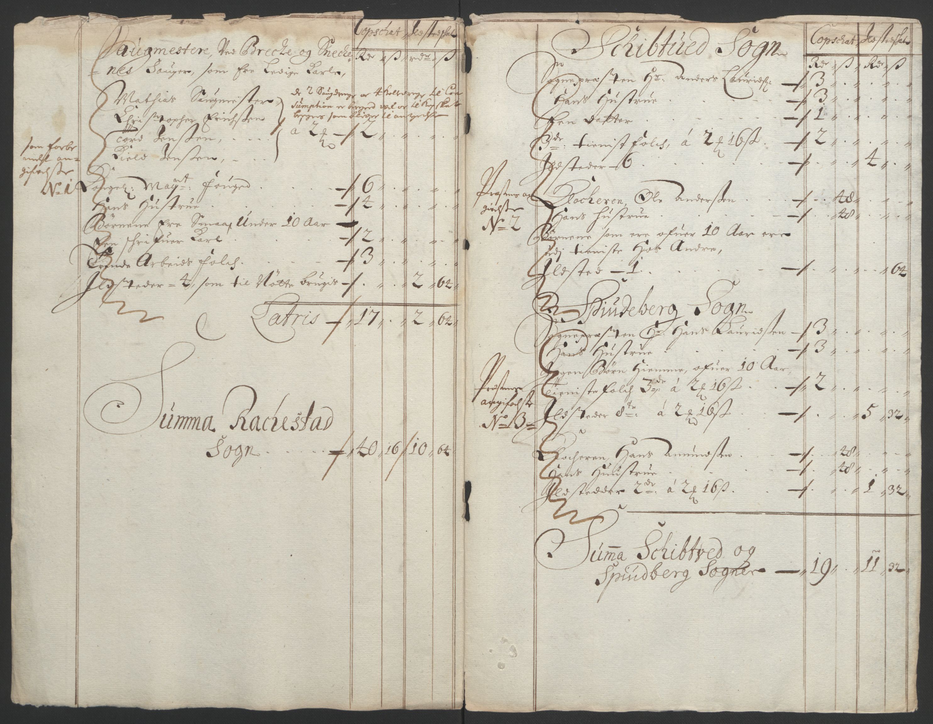 Rentekammeret inntil 1814, Reviderte regnskaper, Fogderegnskap, RA/EA-4092/R05/L0278: Fogderegnskap Rakkestad, 1691-1693, p. 95