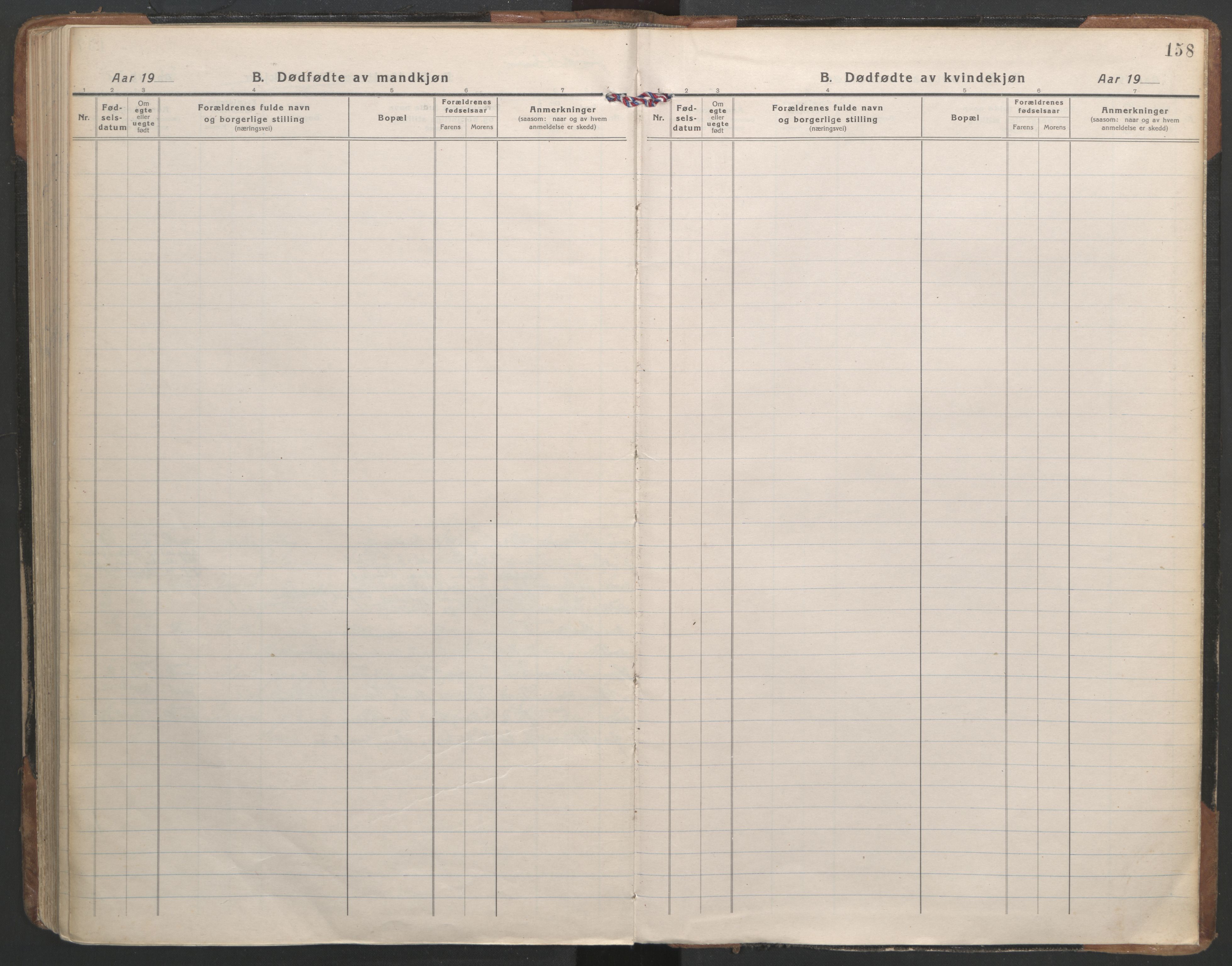 Ministerialprotokoller, klokkerbøker og fødselsregistre - Nordland, AV/SAT-A-1459/863/L0904: Parish register (official) no. 863A16, 1915-1937, p. 158