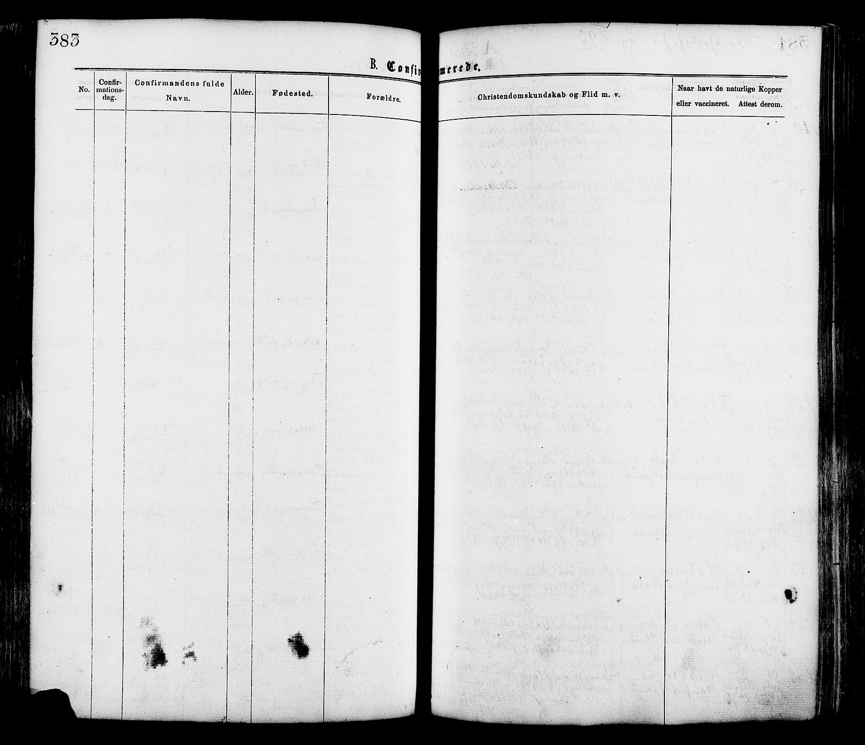 Onsøy prestekontor Kirkebøker, AV/SAO-A-10914/F/Fa/L0004: Parish register (official) no. I 4, 1861-1877, p. 383