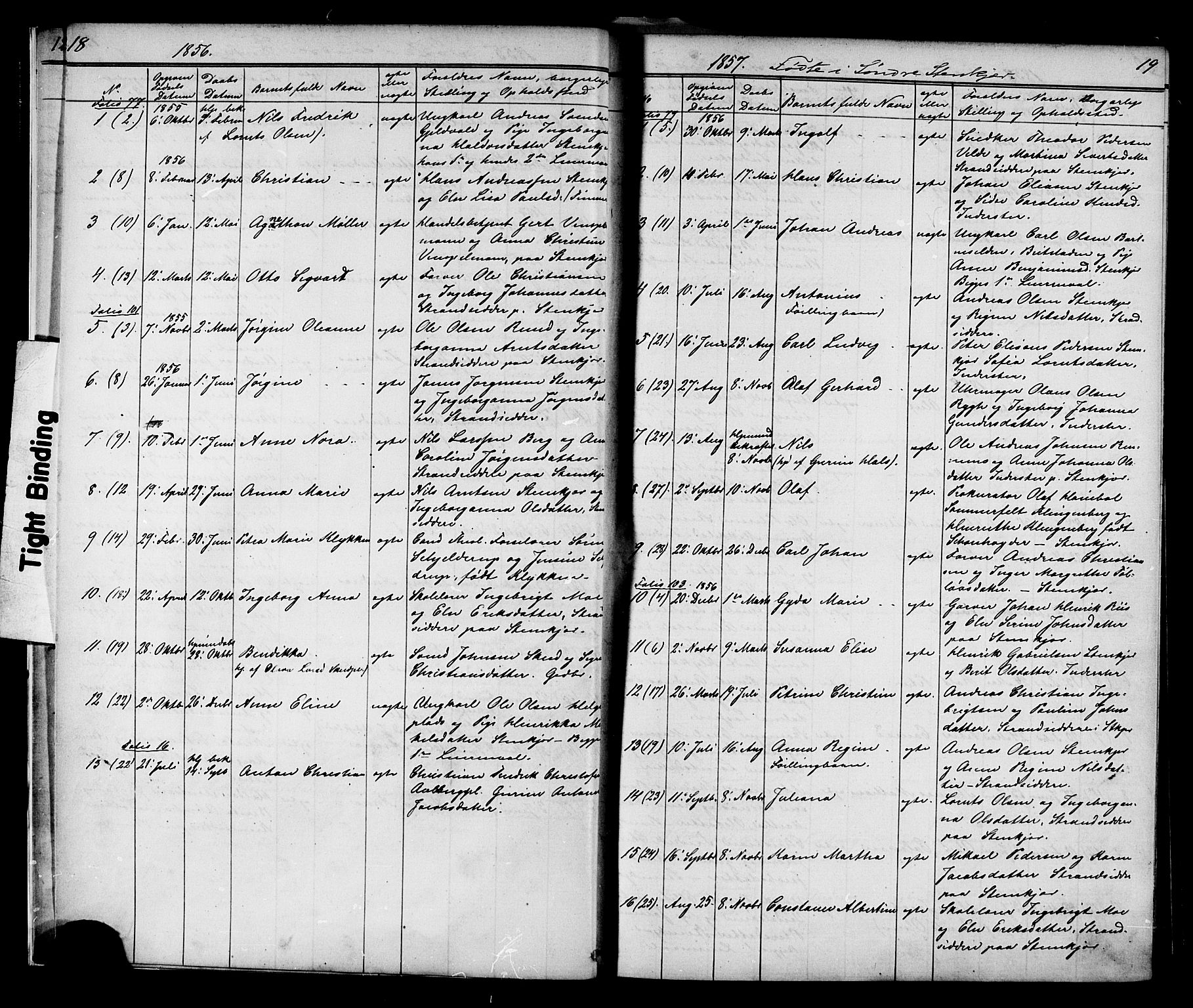 Ministerialprotokoller, klokkerbøker og fødselsregistre - Nord-Trøndelag, SAT/A-1458/739/L0367: Parish register (official) no. 739A01 /1, 1838-1868, p. 18-19