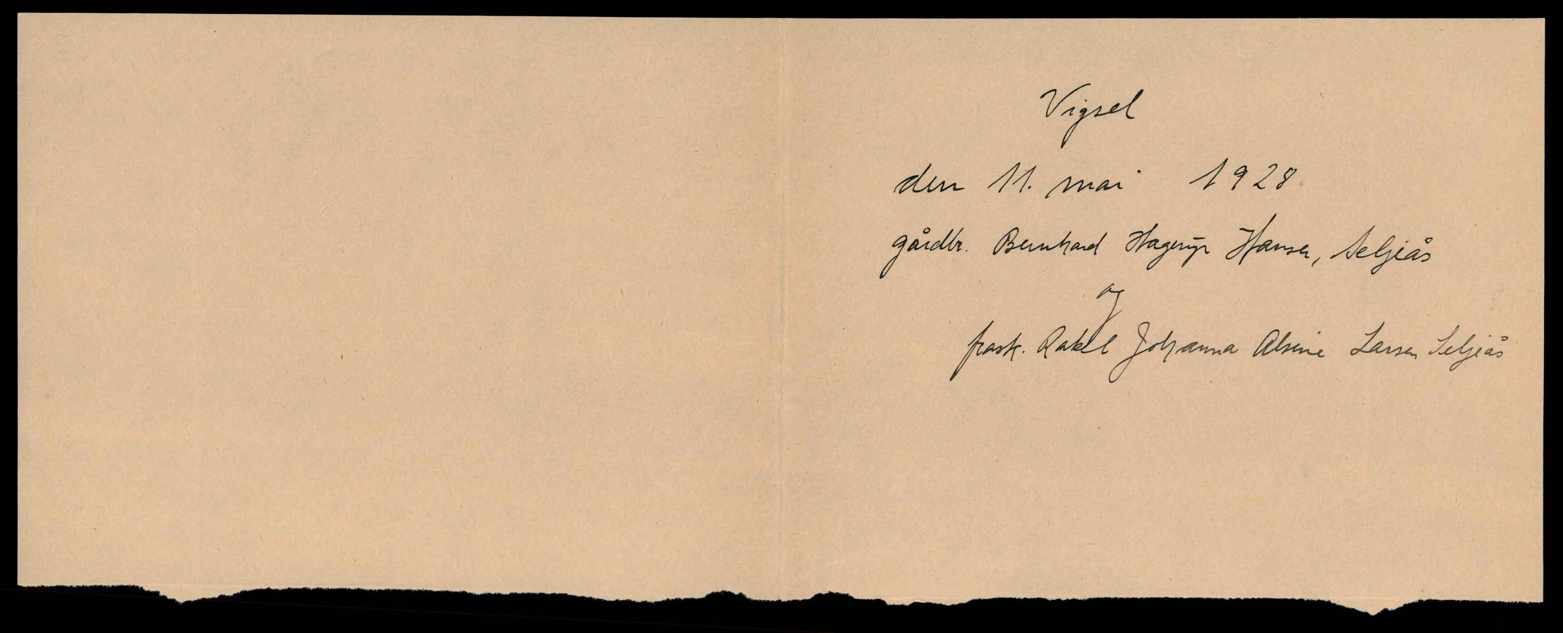 Salten sorenskriveri, SAT/A-4578/1/6/6D/L0009: Lysingsbok, 1919-1928, p. 289