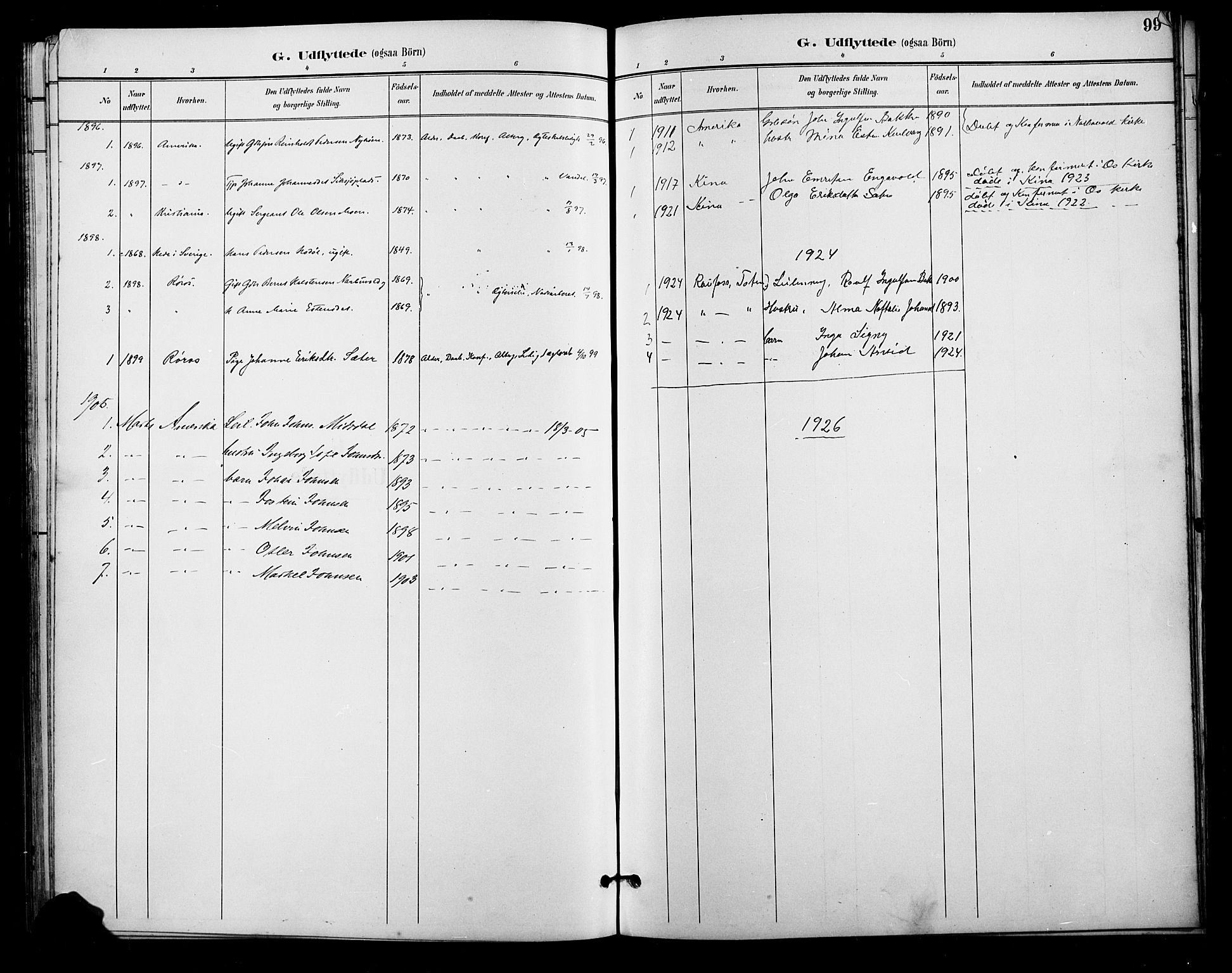 Tolga prestekontor, AV/SAH-PREST-062/L/L0011: Parish register (copy) no. 11, 1894-1925, p. 99