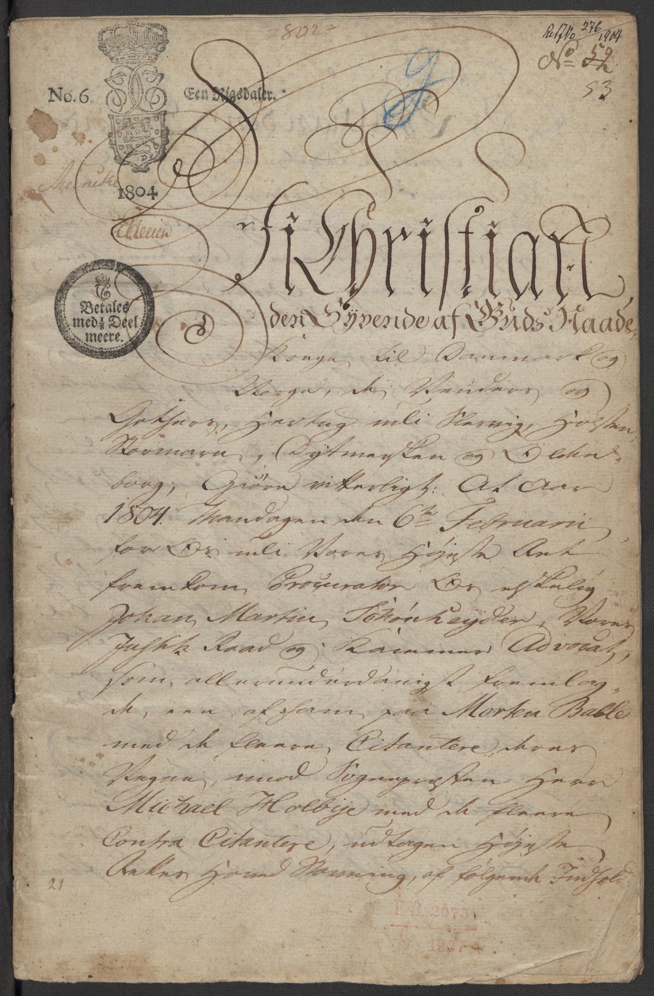 Riksarkivets diplomsamling, RA/EA-5965/F15/L0033: Prestearkiv Vest-Agder, 1748-1837, p. 342