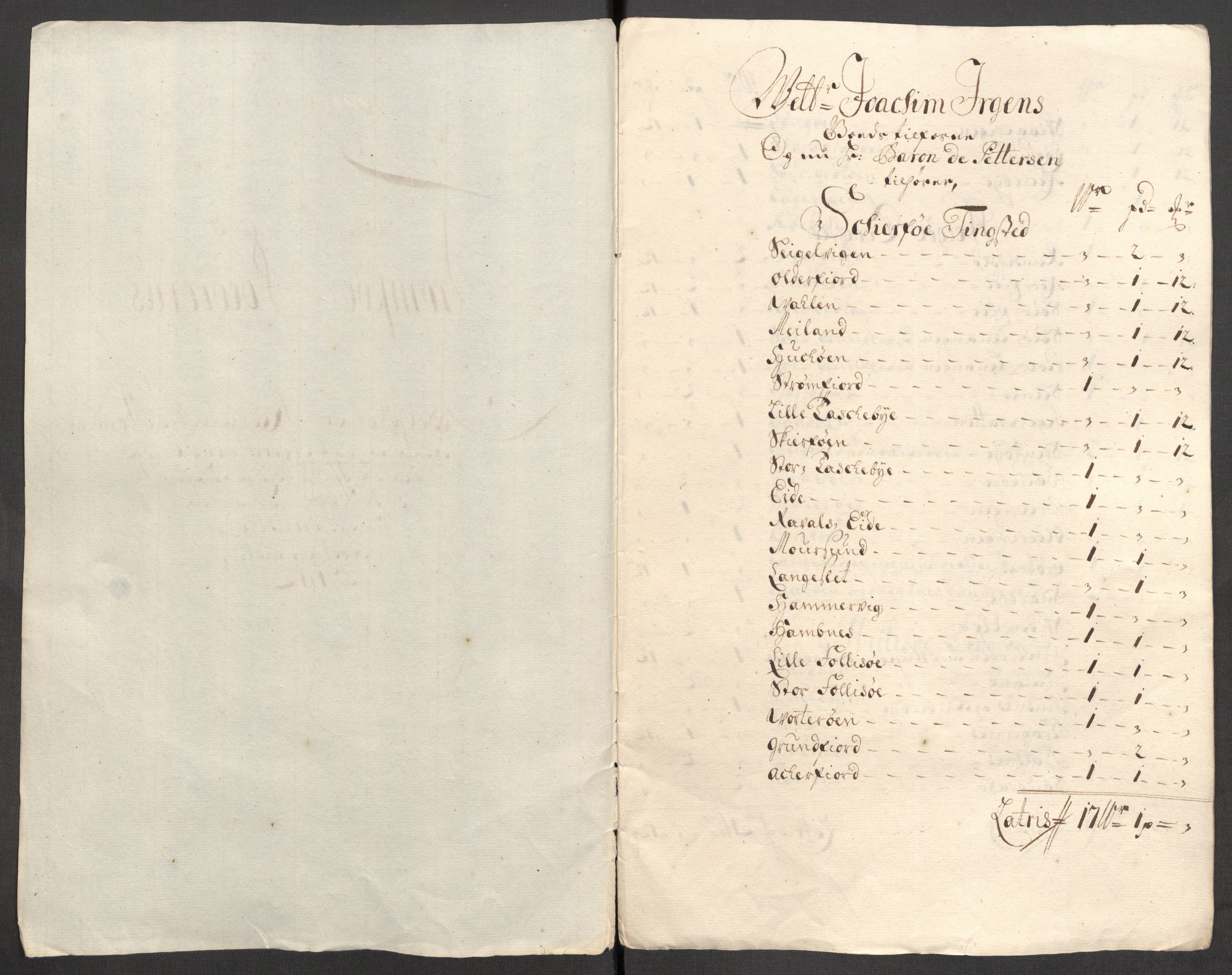 Rentekammeret inntil 1814, Reviderte regnskaper, Fogderegnskap, AV/RA-EA-4092/R68/L4758: Fogderegnskap Senja og Troms, 1711-1712, p. 335