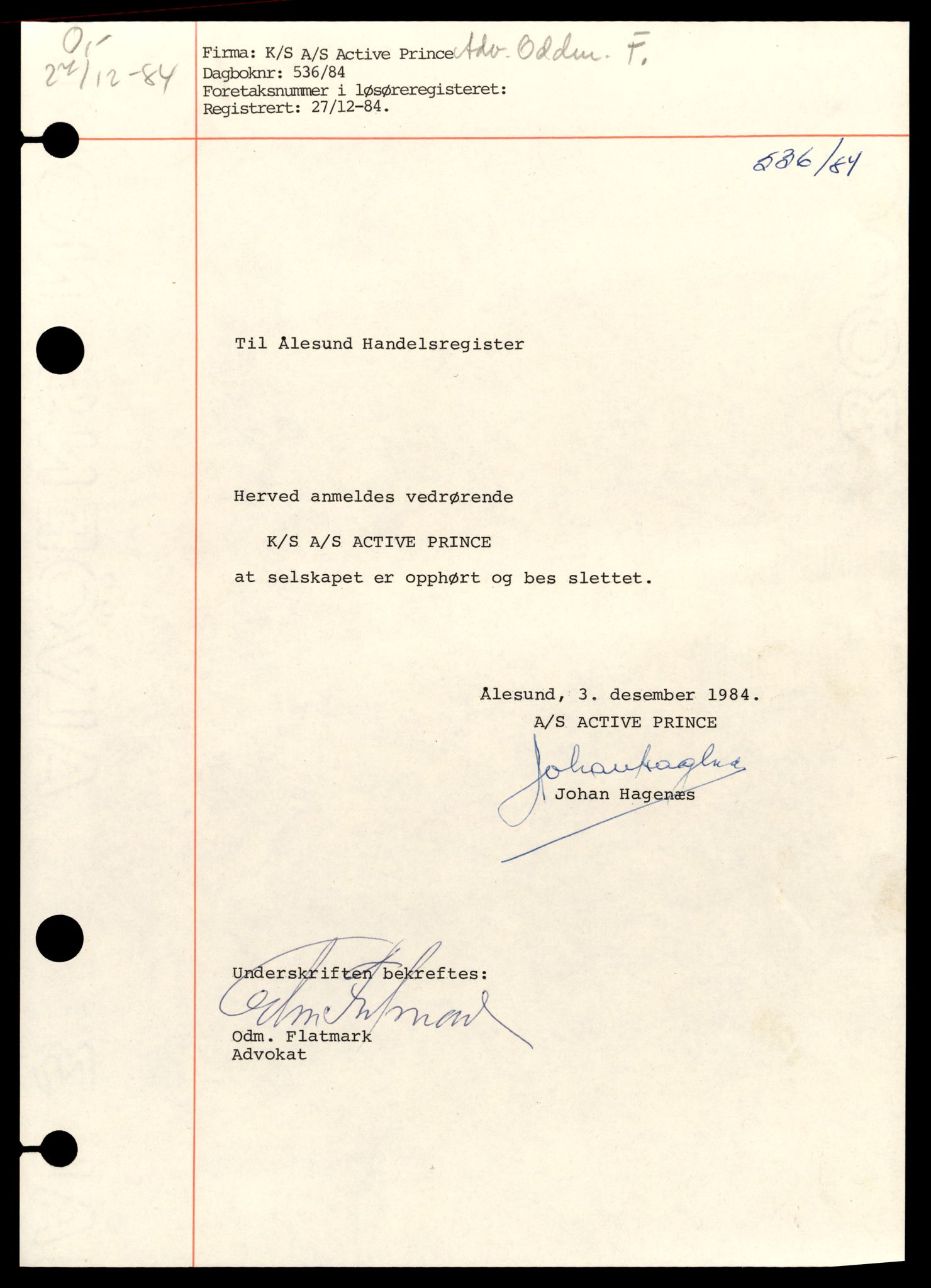 Ålesund sorenskriveri, AV/SAT-A-4383/2/J/Jd/Jdb/L0060: Enkeltmannsforetak, aksjeselskap og andelslag A - F, 1954-1989, p. 13