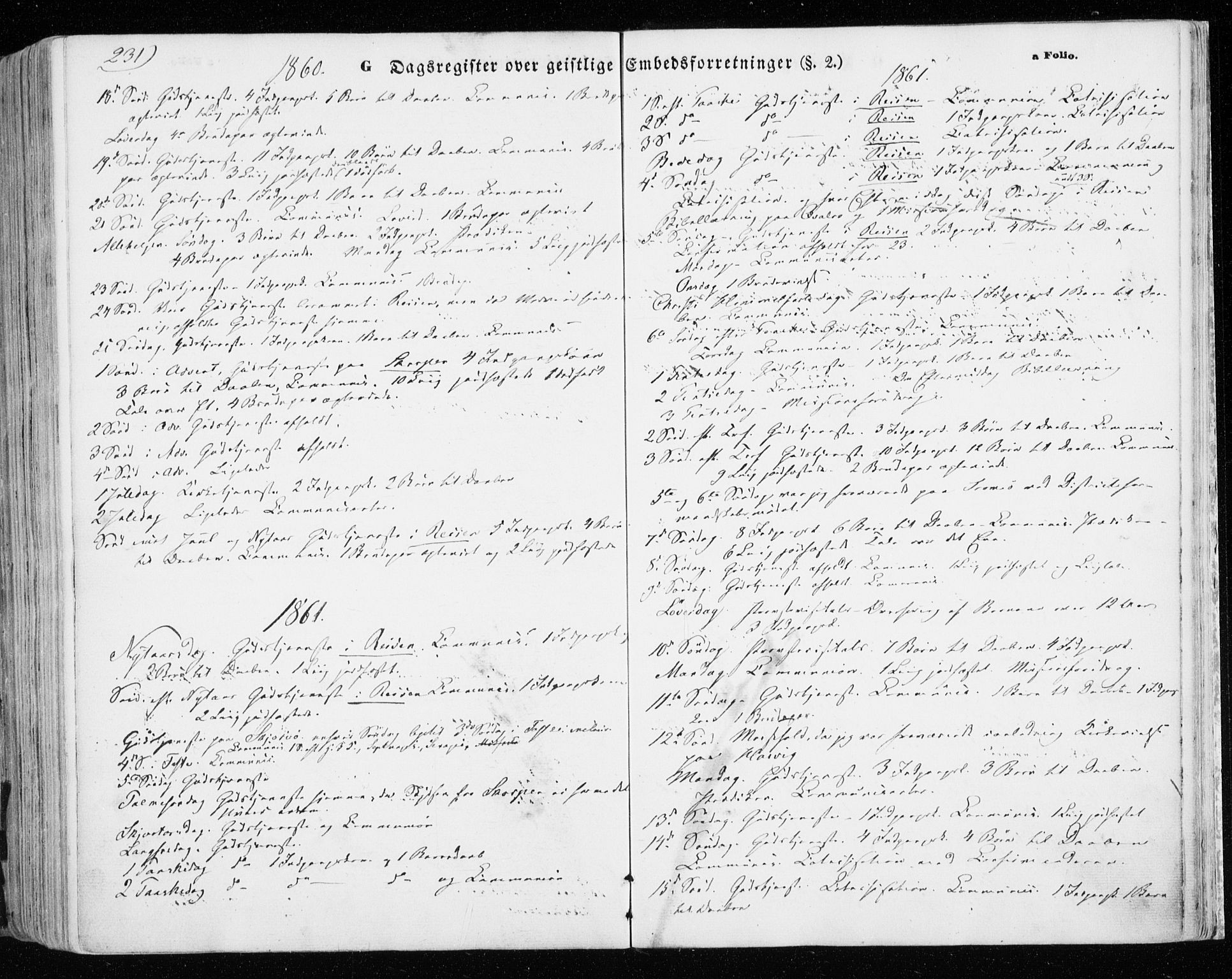 Skjervøy sokneprestkontor, SATØ/S-1300/H/Ha/Haa/L0007kirke: Parish register (official) no. 7, 1860-1870, p. 231