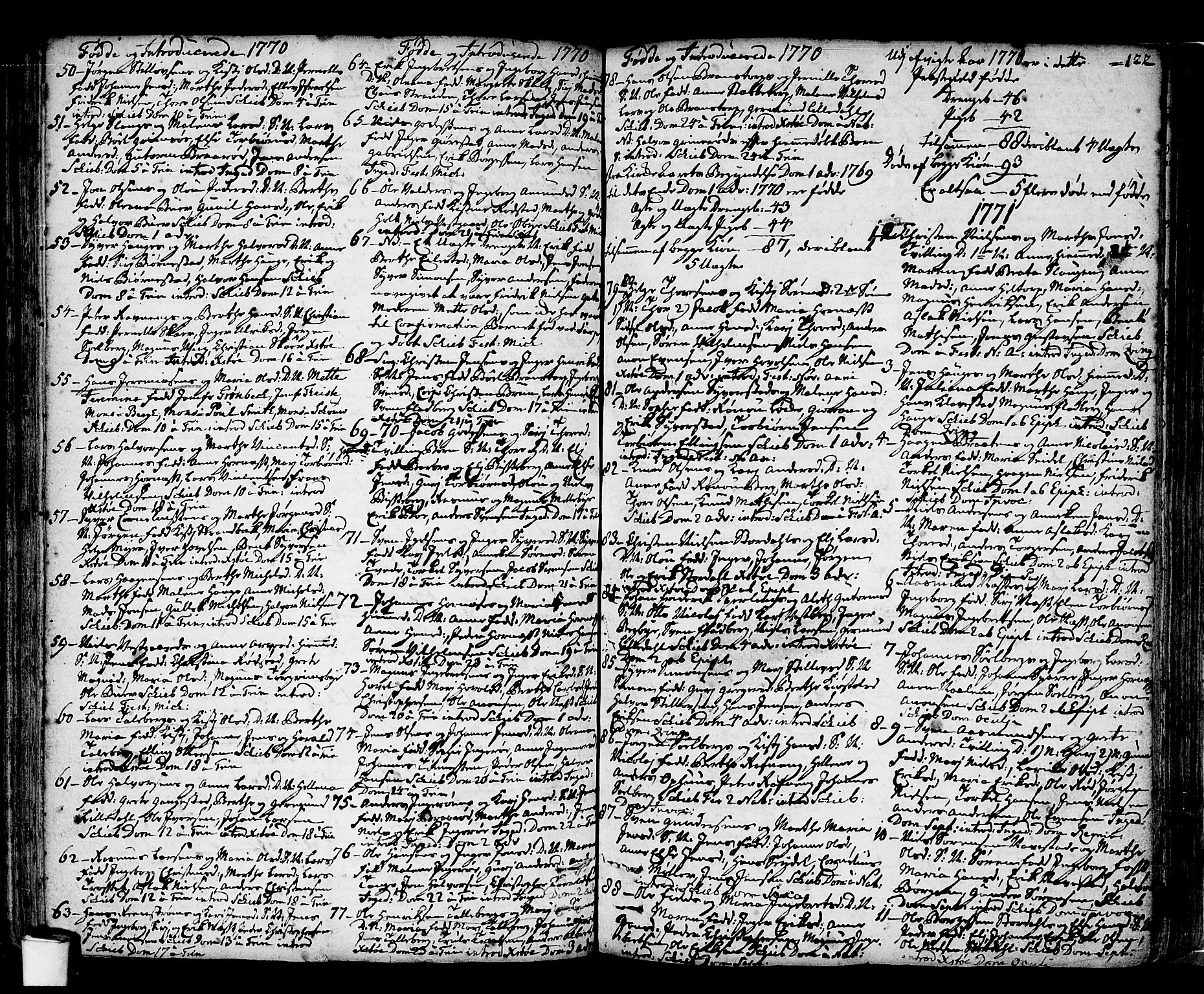 Skjeberg prestekontor Kirkebøker, SAO/A-10923/F/Fa/L0002: Parish register (official) no. I 2, 1726-1791, p. 122