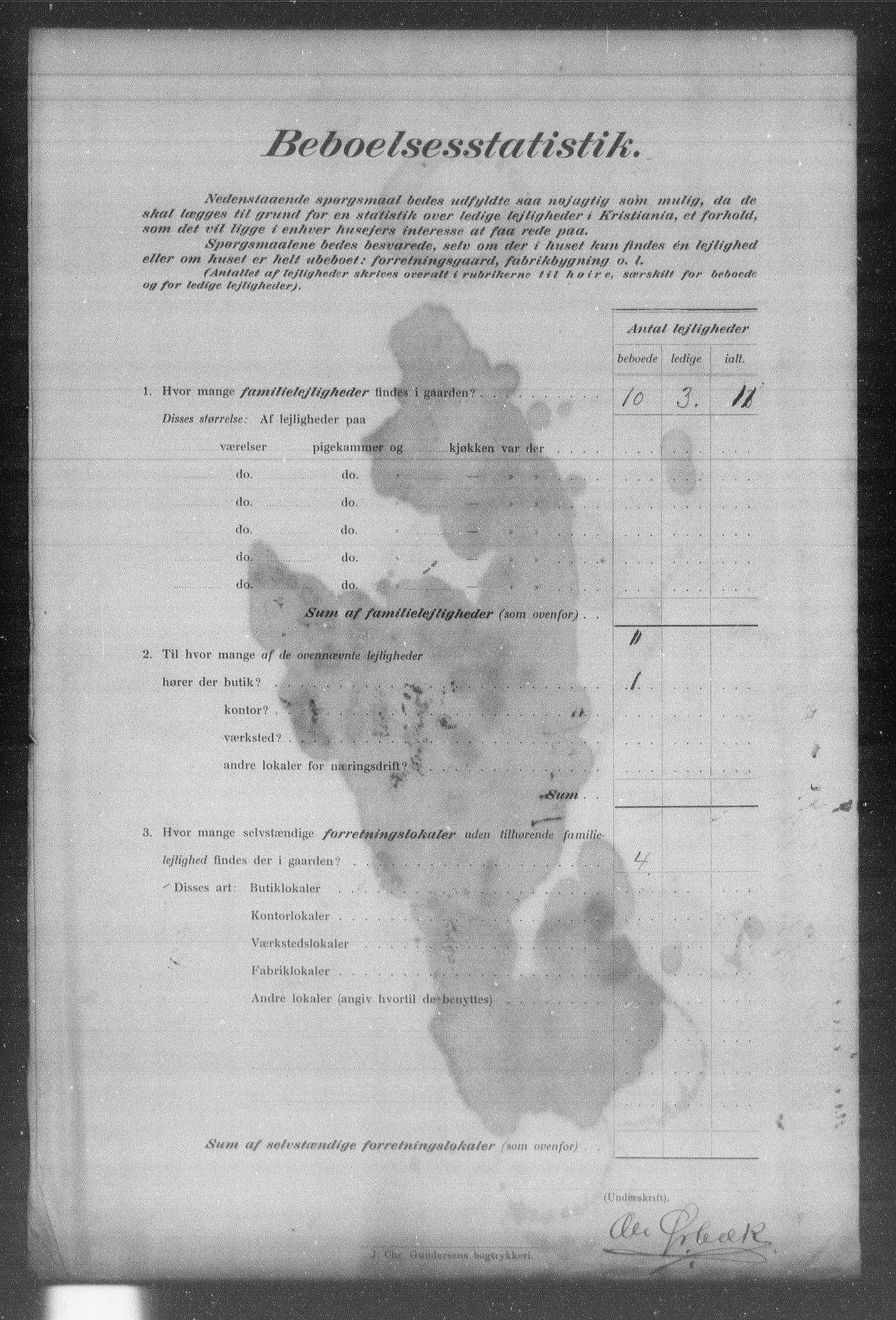 OBA, Municipal Census 1903 for Kristiania, 1903, p. 11898