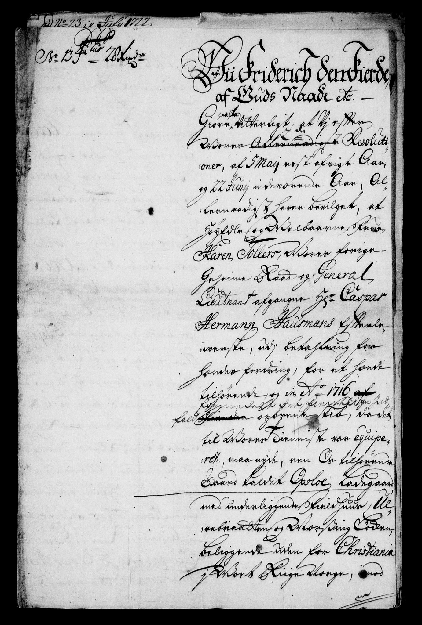 Rentekammeret inntil 1814, Realistisk ordnet avdeling, AV/RA-EA-4070/On/L0013: [Jj 14]: Forskjellige dokumenter om krongodset i Norge, 1672-1722, p. 402