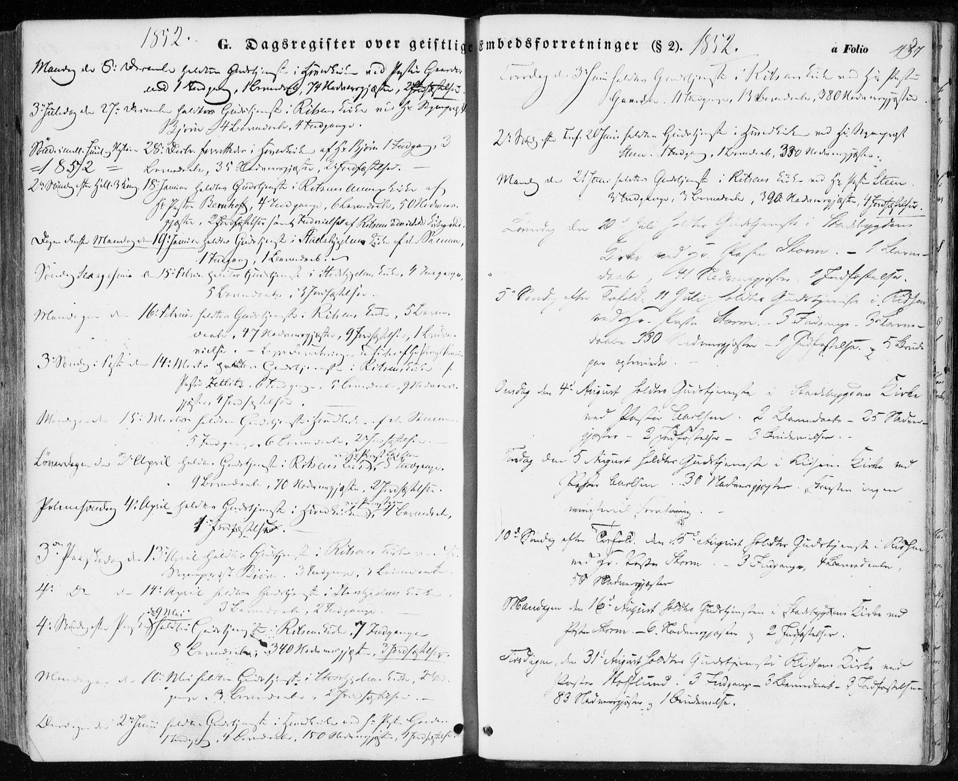 Ministerialprotokoller, klokkerbøker og fødselsregistre - Sør-Trøndelag, SAT/A-1456/646/L0611: Parish register (official) no. 646A09, 1848-1857, p. 457