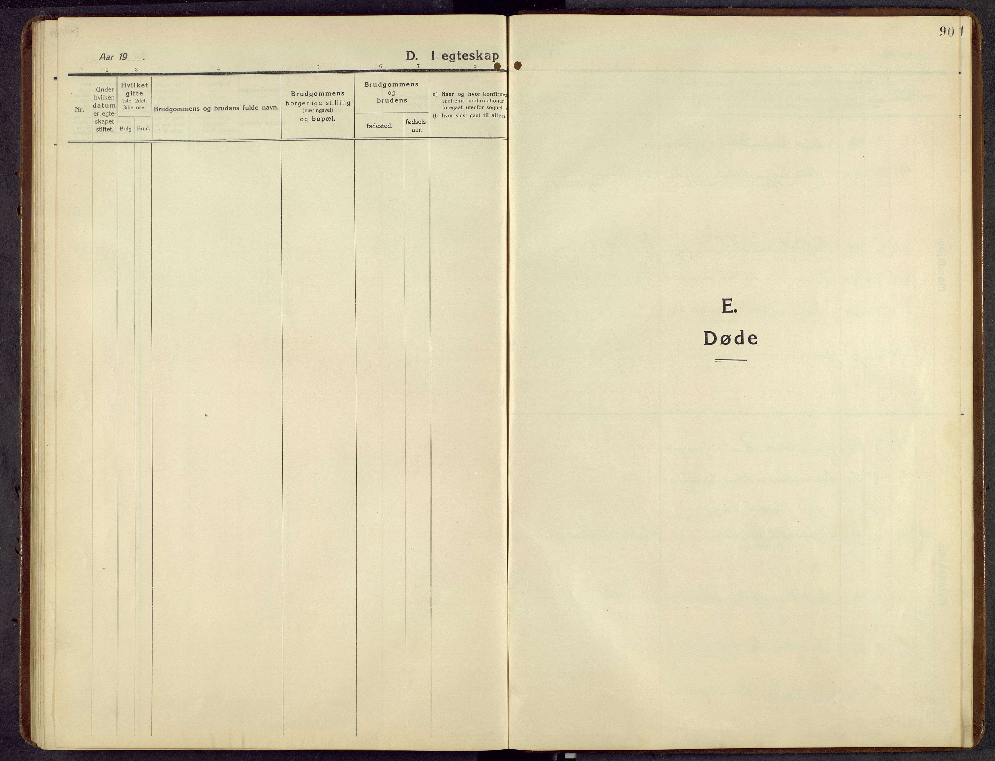 Åmot prestekontor, Hedmark, AV/SAH-PREST-056/H/Ha/Hab/L0014: Parish register (copy) no. 14, 1911-1968, p. 90