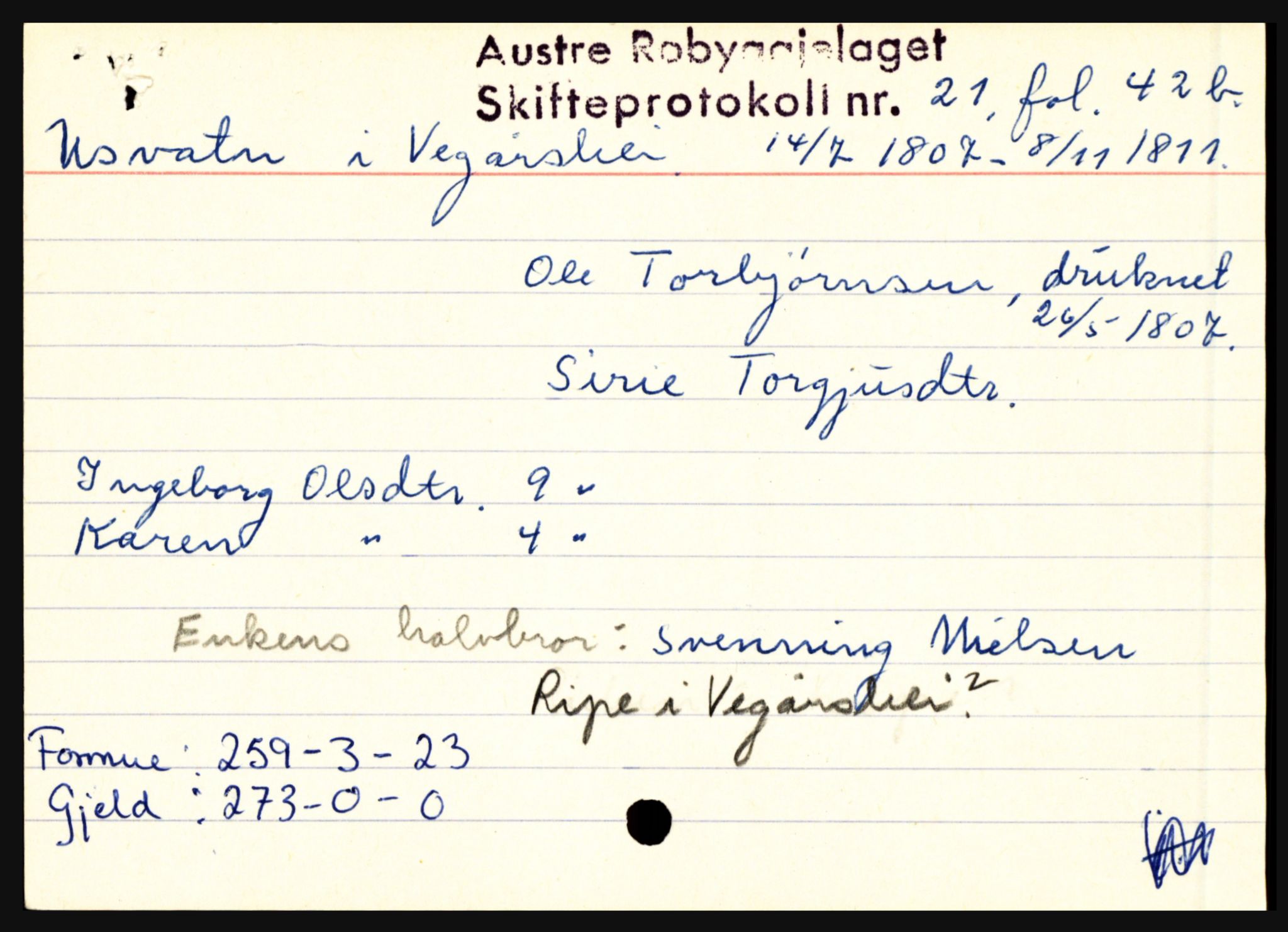 Østre Råbyggelag sorenskriveri, AV/SAK-1221-0016/H, p. 14837