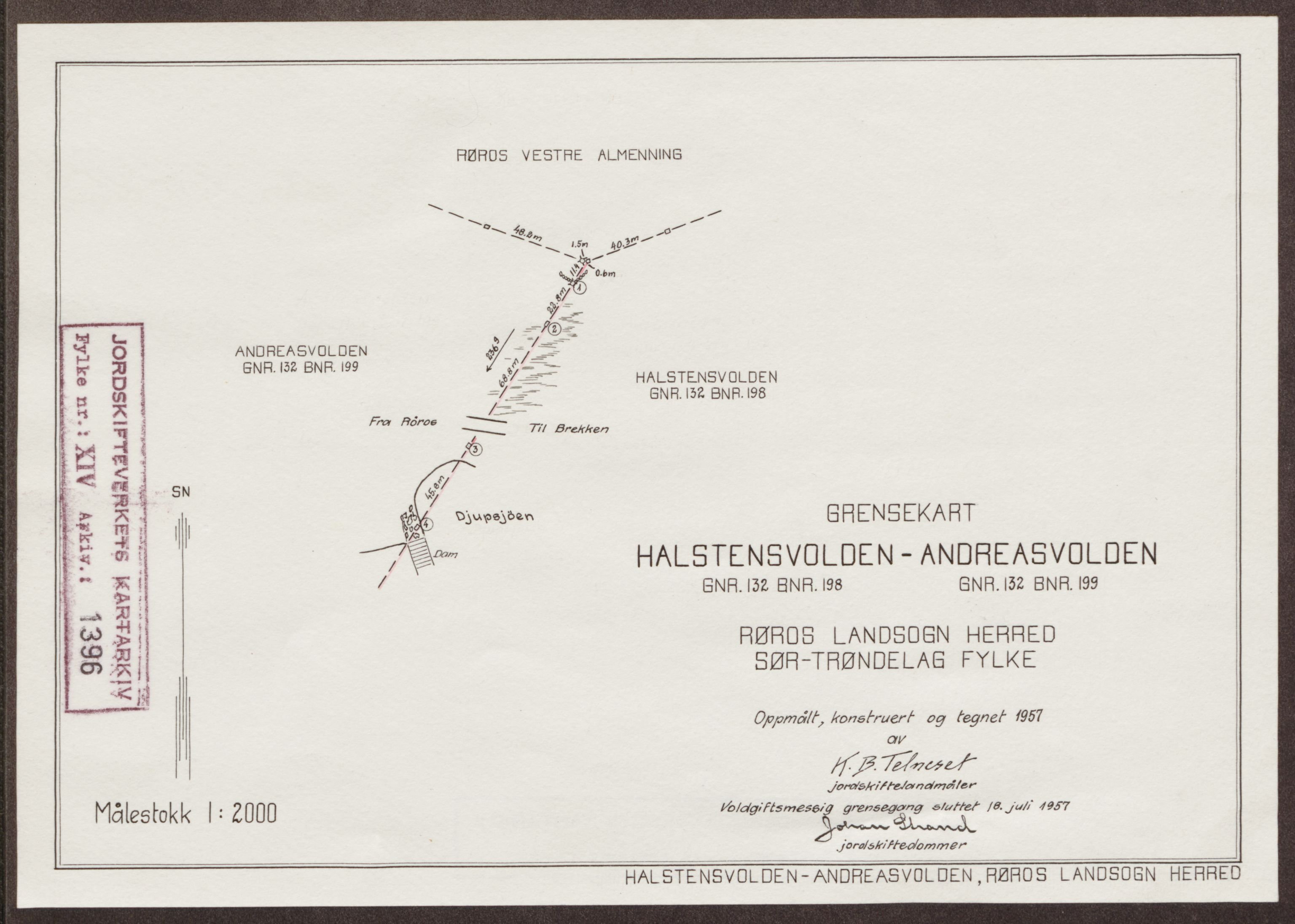 Jordskifteverkets kartarkiv, RA/S-3929/T, 1859-1988, p. 2148