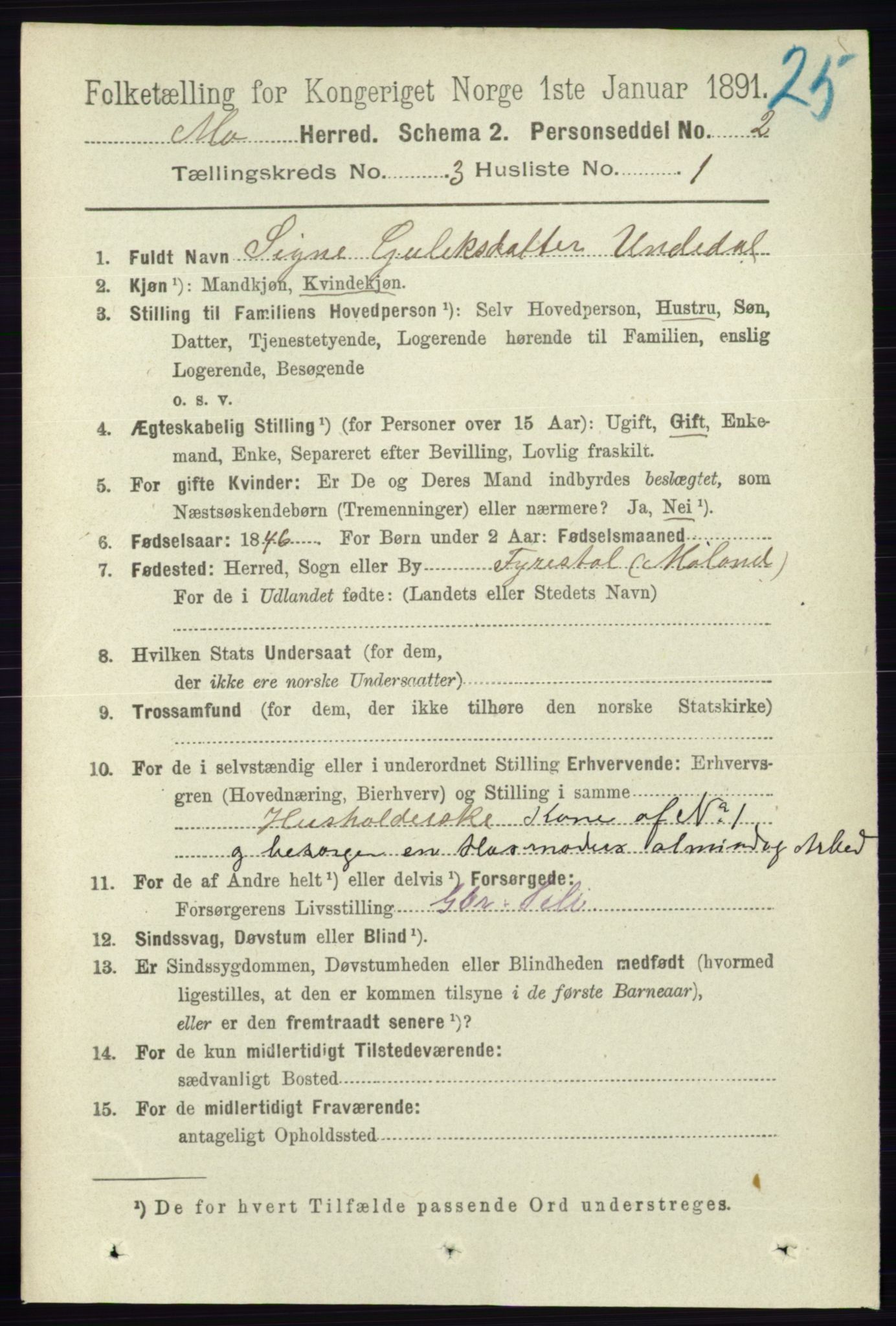 RA, 1891 census for 0832 Mo, 1891, p. 727