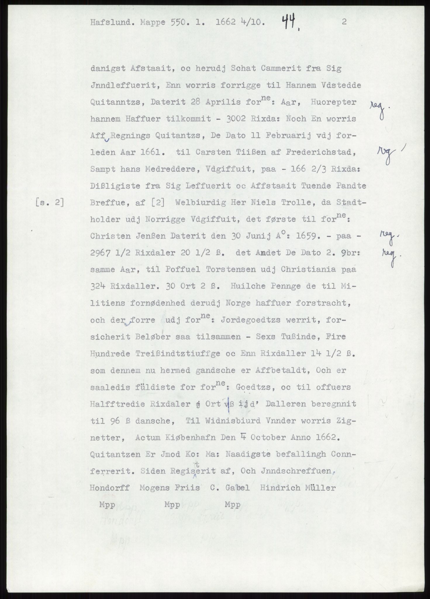 Samlinger til kildeutgivelse, Diplomavskriftsamlingen, AV/RA-EA-4053/H/Ha, p. 286