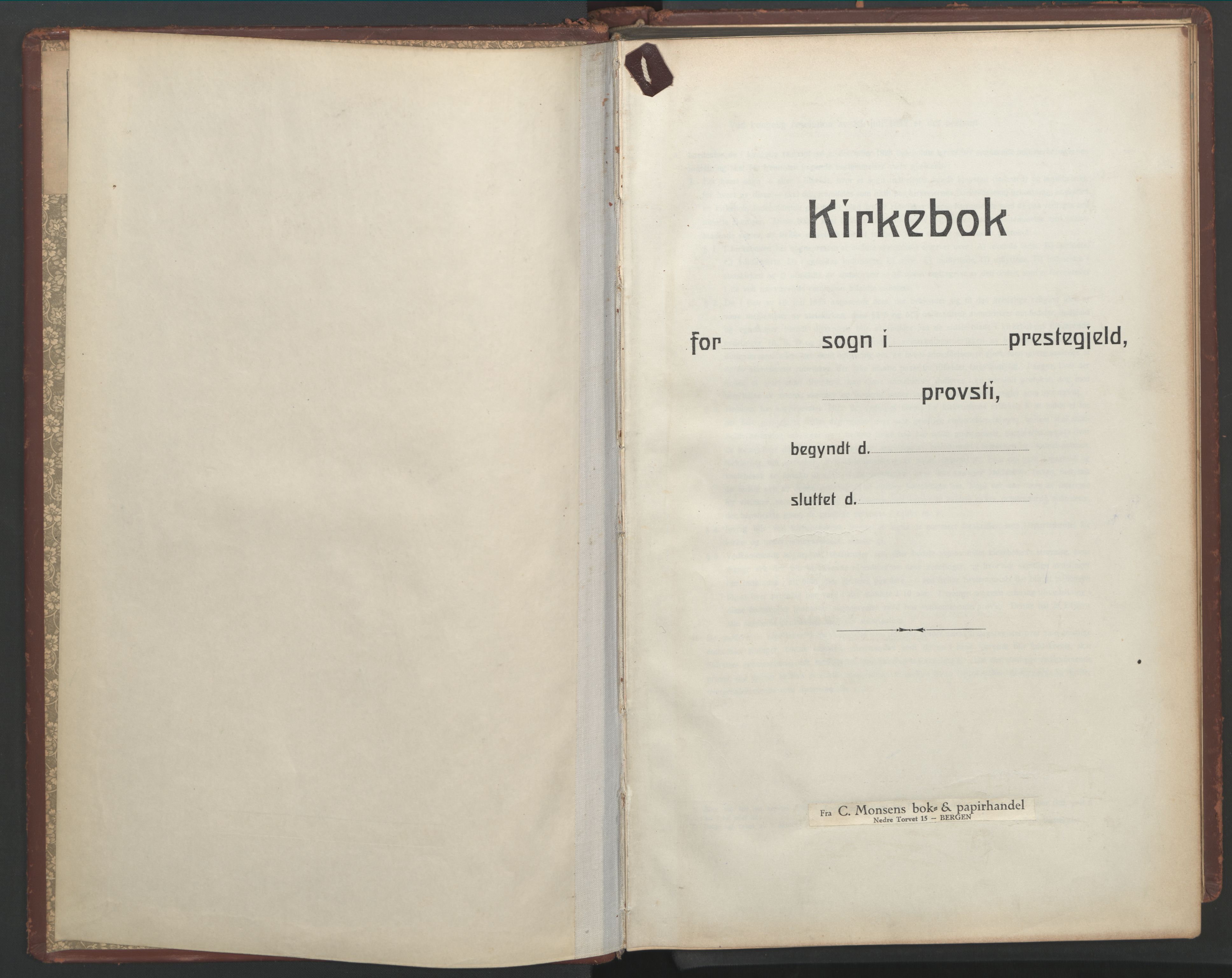 Nykirken Sokneprestembete, SAB/A-77101/H/Hab: Parish register (copy) no. C 2, 1932-1967