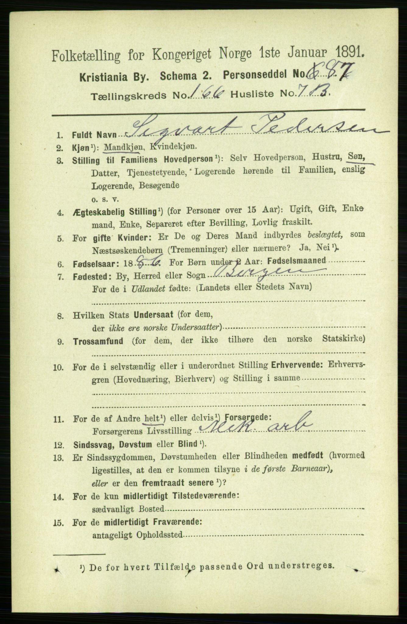 RA, 1891 census for 0301 Kristiania, 1891, p. 96805