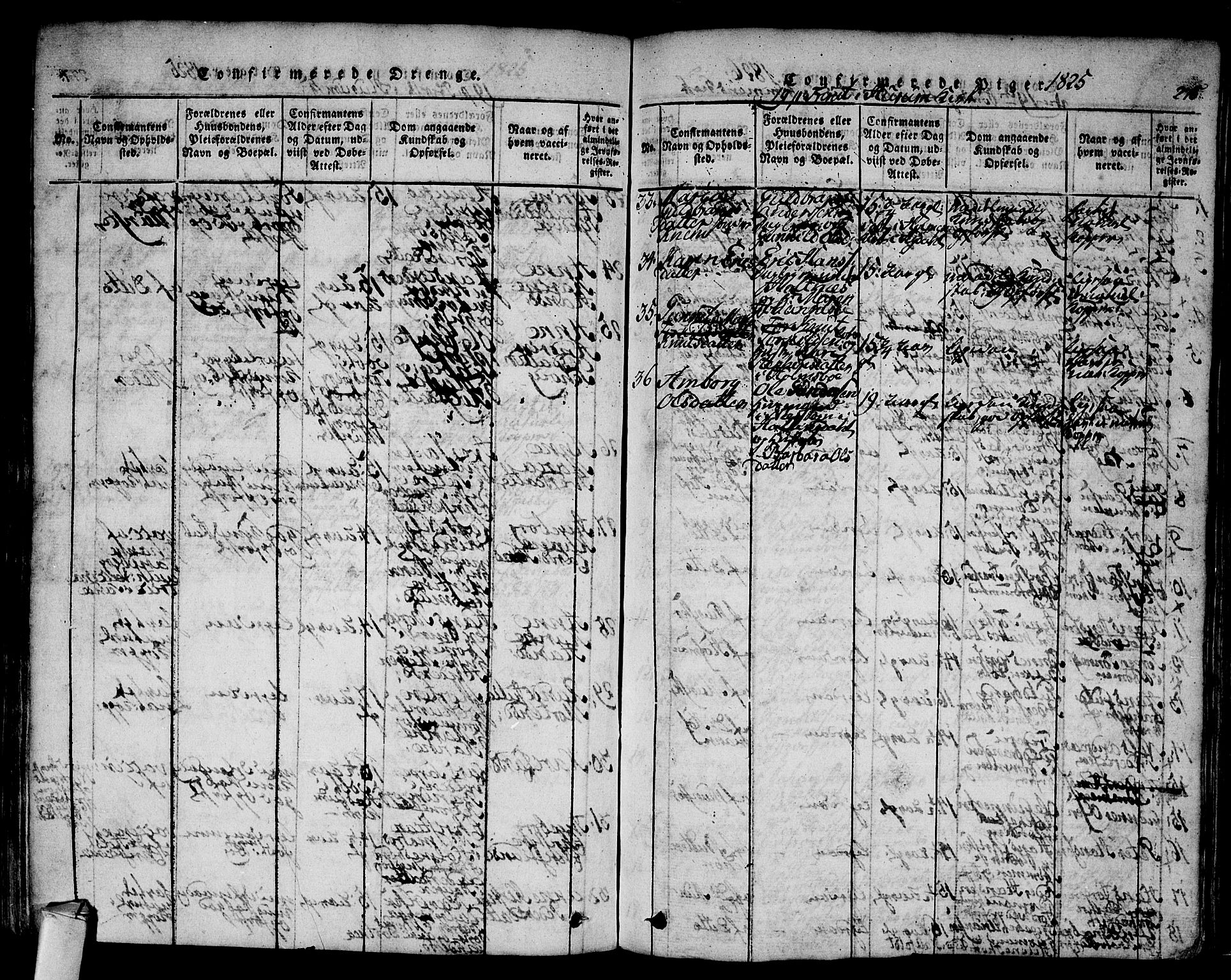Hurum kirkebøker, SAKO/A-229/F/Fa/L0009: Parish register (official) no. 9, 1816-1826, p. 278