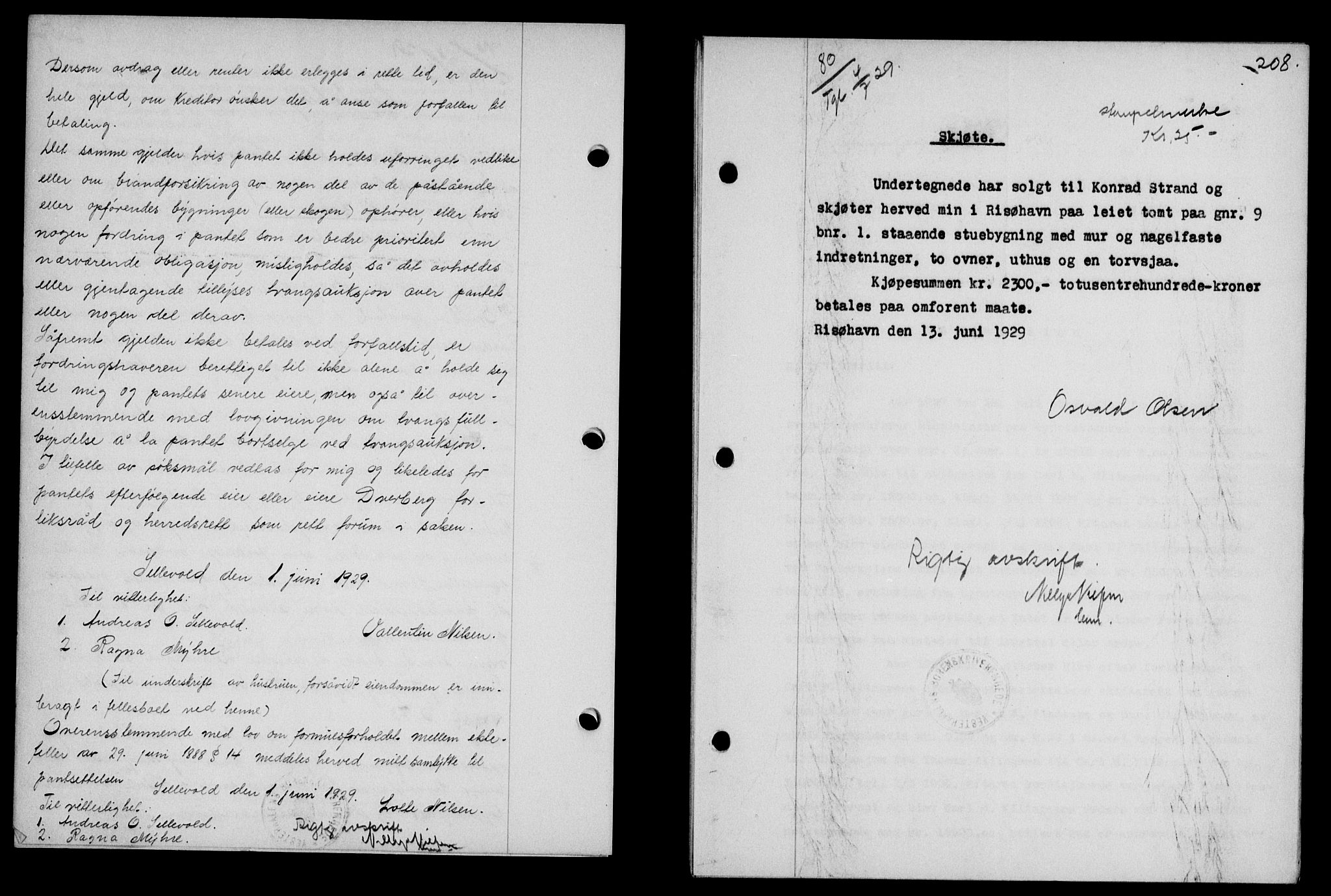 Vesterålen sorenskriveri, SAT/A-4180/1/2/2Ca/L0049: Mortgage book no. 42, 1929-1929, Deed date: 04.07.1929