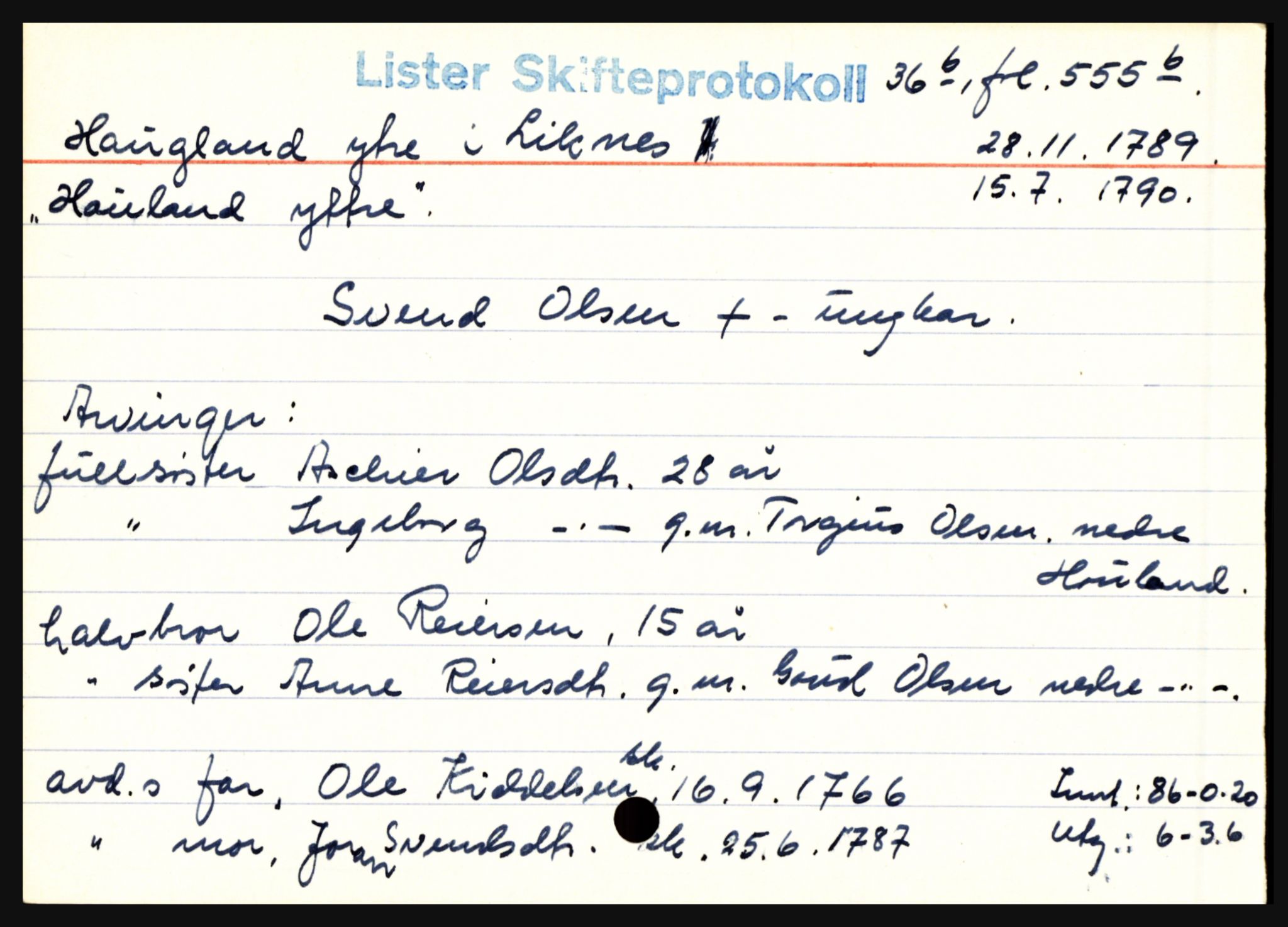 Lister sorenskriveri, AV/SAK-1221-0003/H, p. 14577