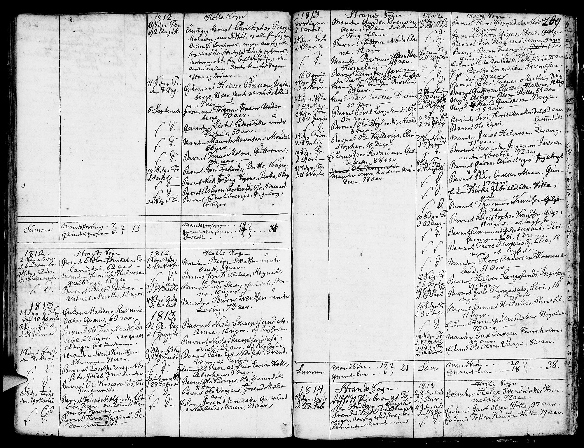 Strand sokneprestkontor, SAST/A-101828/H/Ha/Haa/L0003: Parish register (official) no. A 3, 1769-1816, p. 269