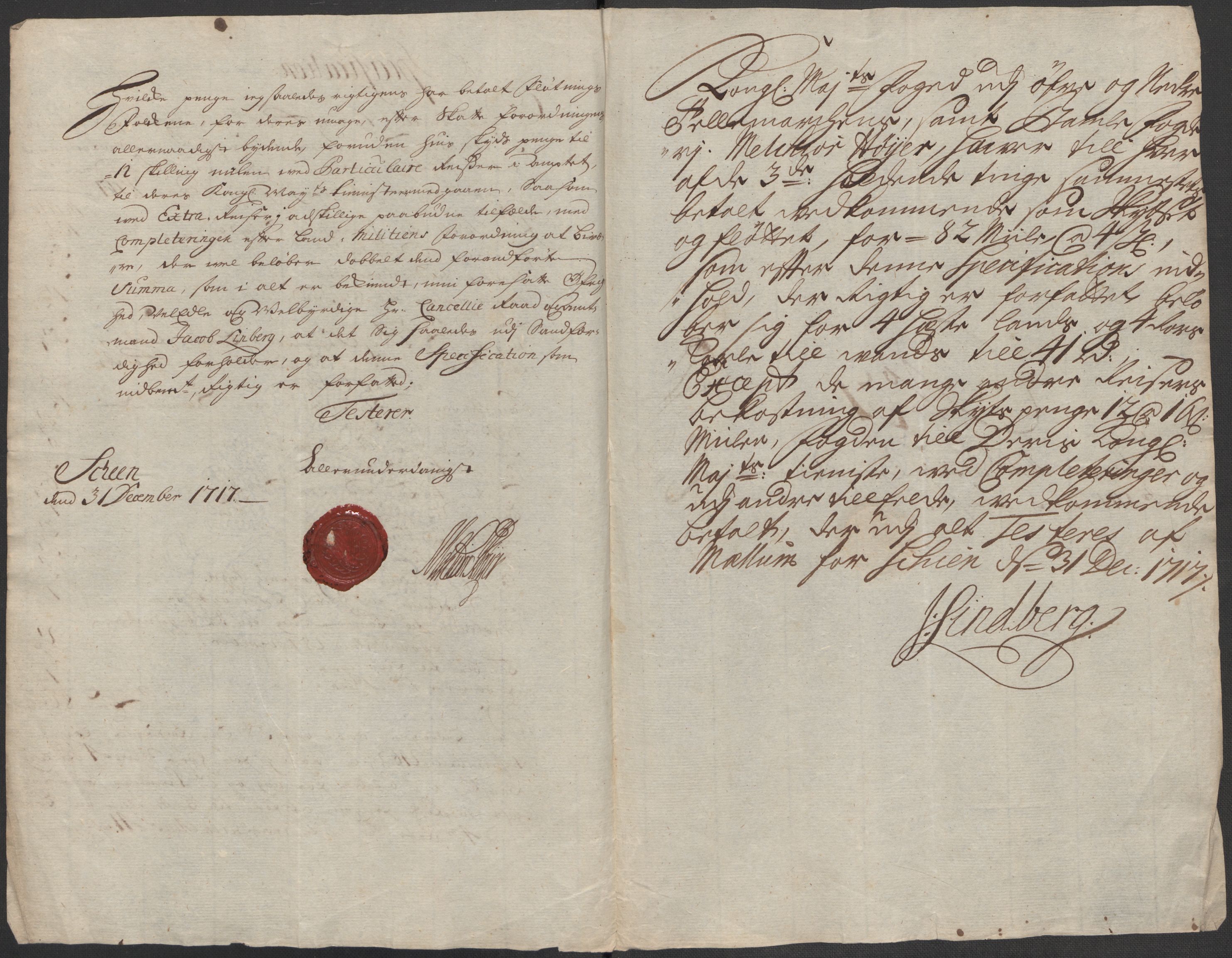 Rentekammeret inntil 1814, Reviderte regnskaper, Fogderegnskap, AV/RA-EA-4092/R36/L2129: Fogderegnskap Øvre og Nedre Telemark og Bamble, 1717, p. 460