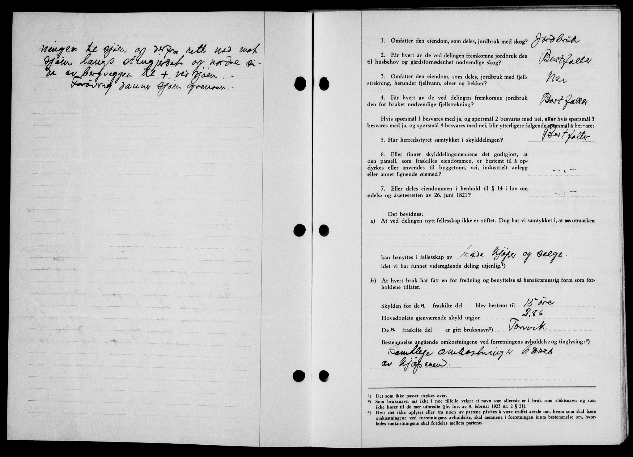 Lofoten sorenskriveri, SAT/A-0017/1/2/2C/L0002a: Mortgage book no. 2a, 1937-1937, Diary no: : 1575/1937