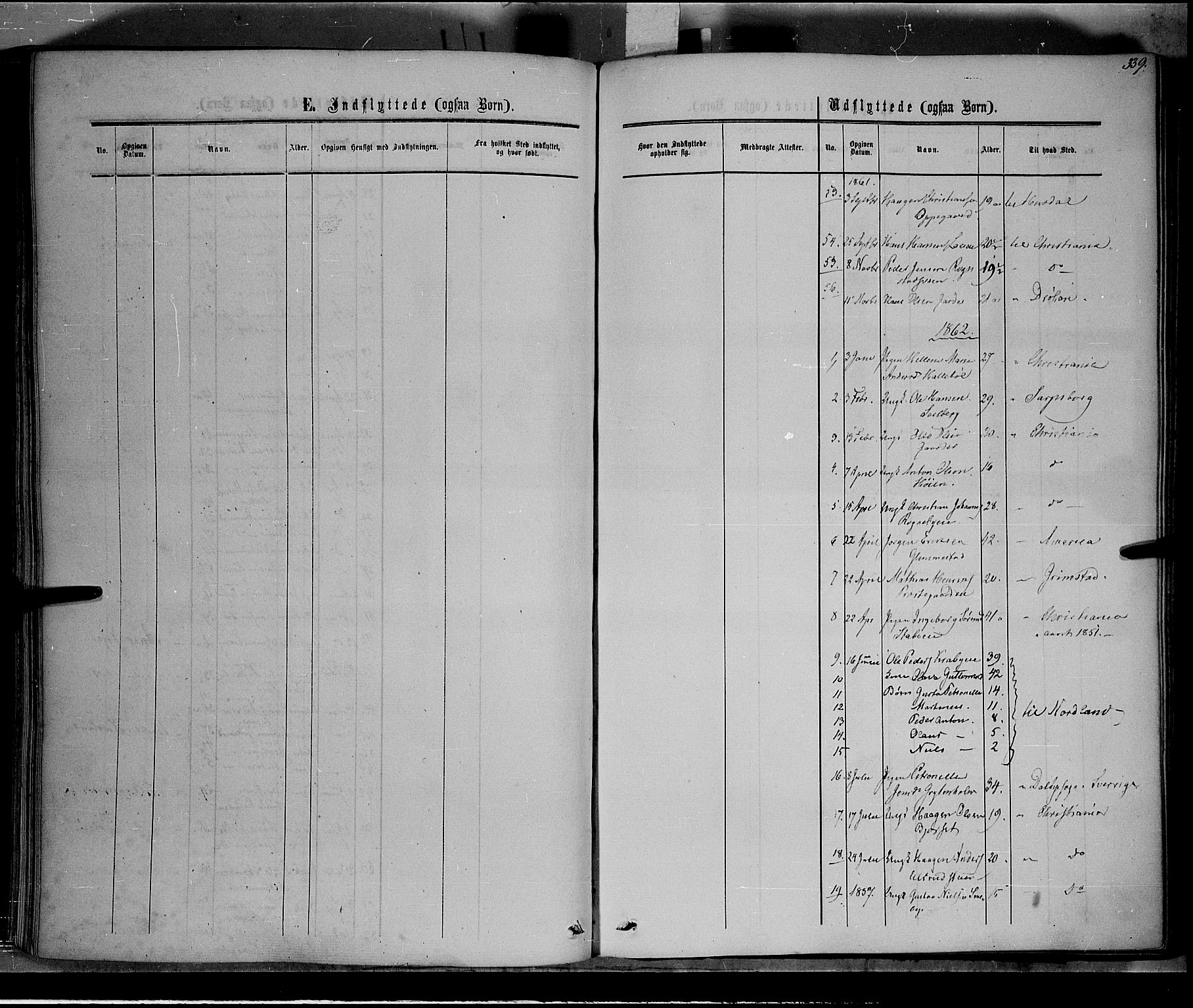 Østre Toten prestekontor, SAH/PREST-104/H/Ha/Haa/L0004: Parish register (official) no. 4, 1857-1865, p. 339
