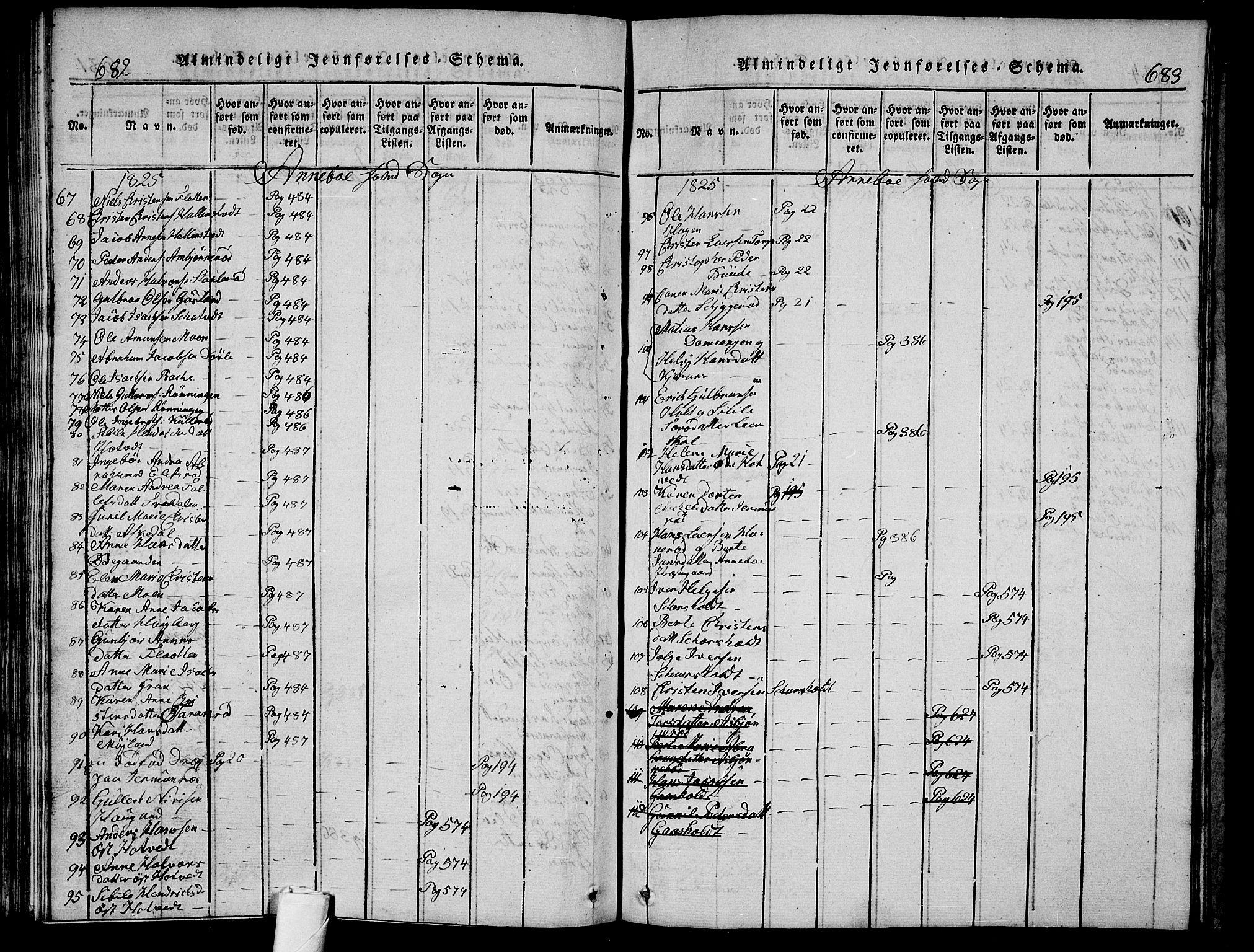 Andebu kirkebøker, AV/SAKO-A-336/G/Ga/L0002: Parish register (copy) no. I 2 /1, 1823-1832, p. 682-683