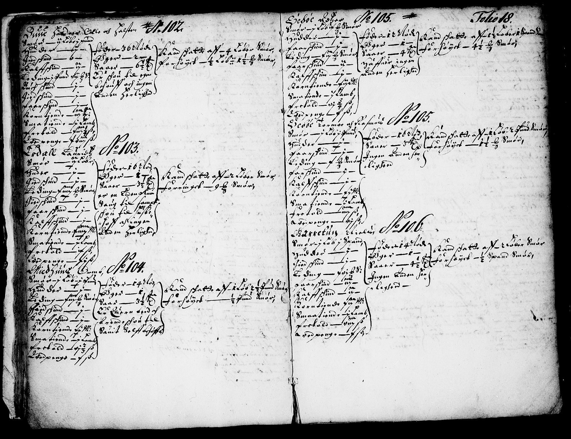 Rentekammeret inntil 1814, Realistisk ordnet avdeling, AV/RA-EA-4070/N/Nb/Nba/L0037: Hardanger fogderi, 1667, p. 17b-18a