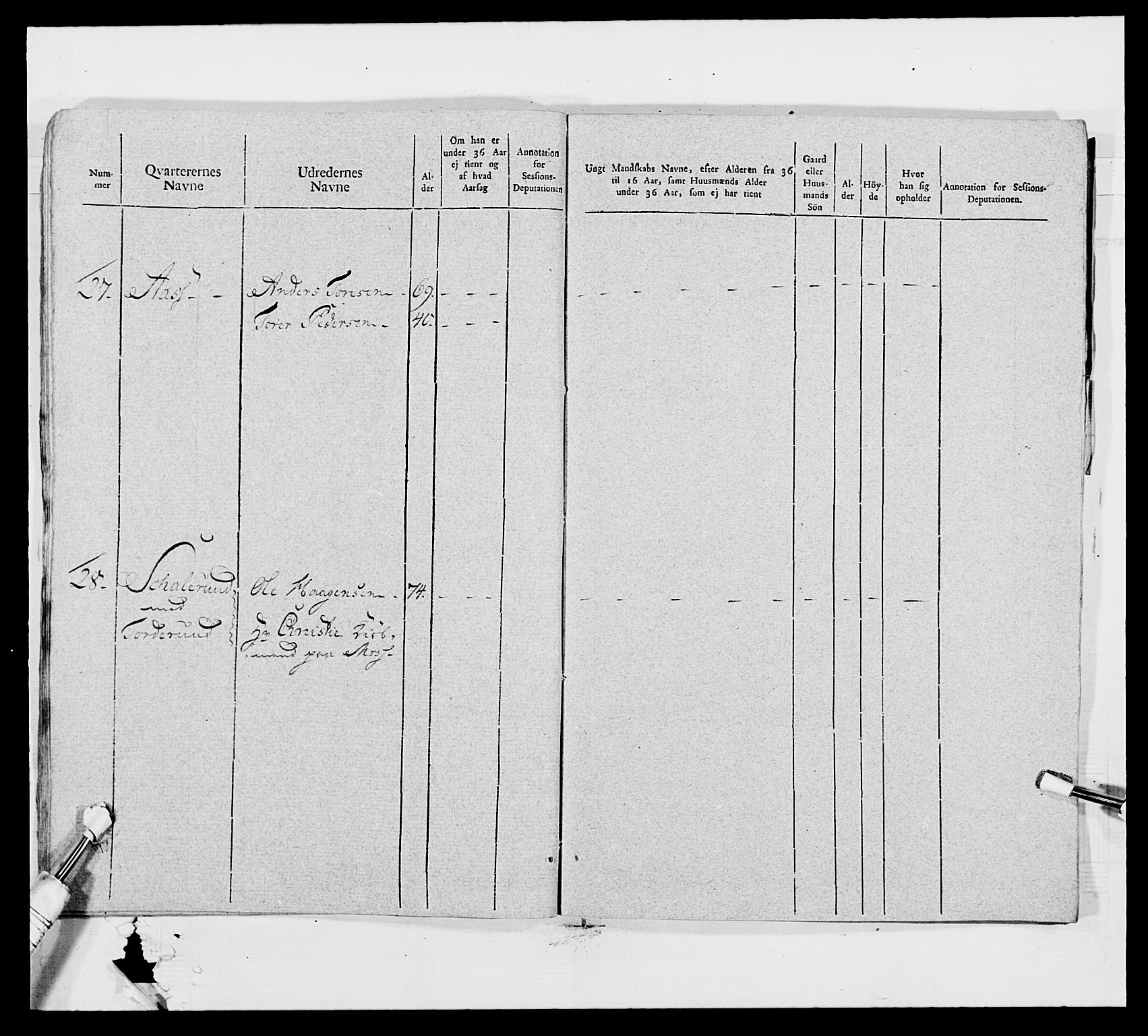 Generalitets- og kommissariatskollegiet, Det kongelige norske kommissariatskollegium, AV/RA-EA-5420/E/Eh/L0011: Smålenske dragonregiment, 1795-1807, p. 305