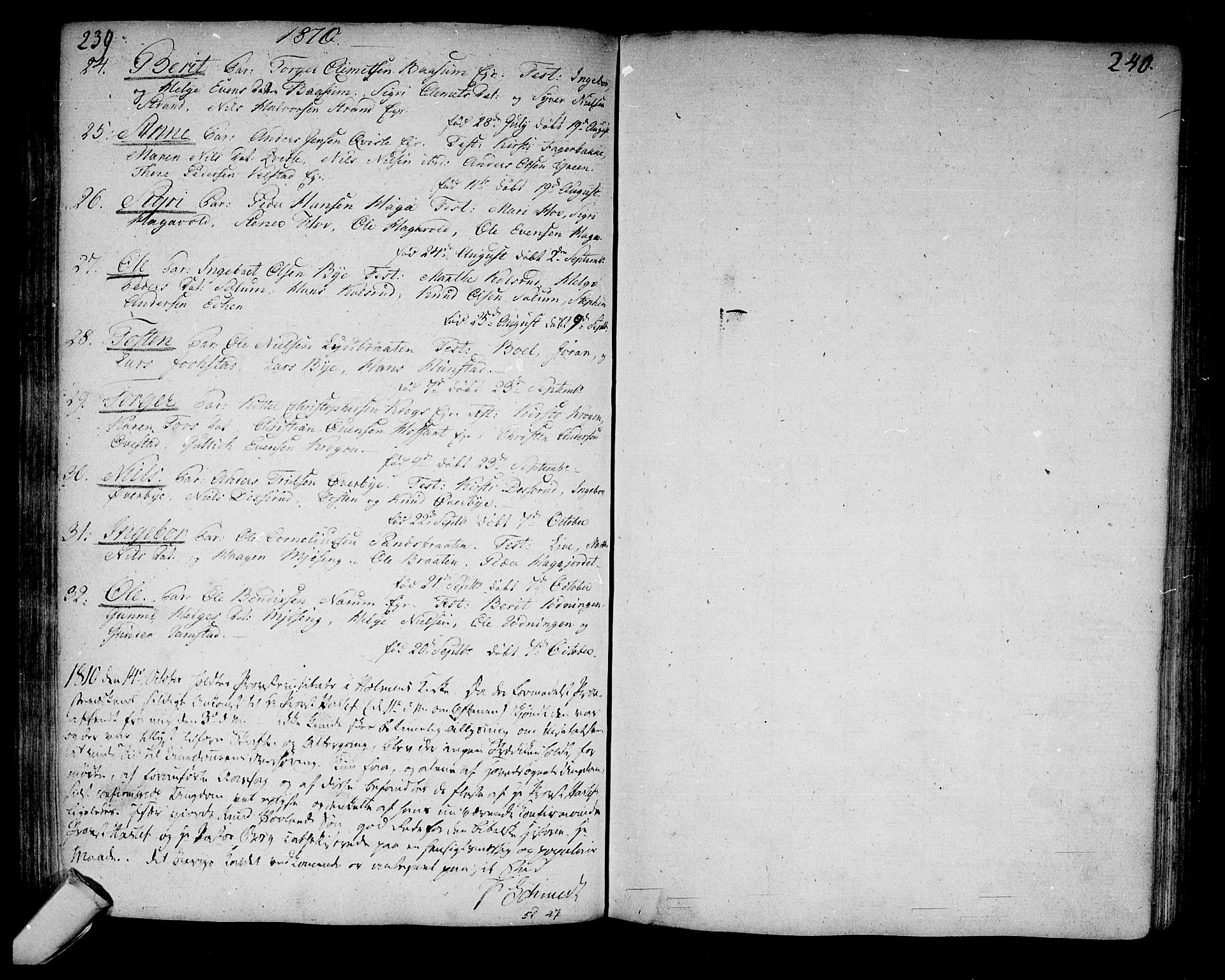 Sigdal kirkebøker, SAKO/A-245/F/Fa/L0003: Parish register (official) no. I 3, 1793-1811, p. 239-240